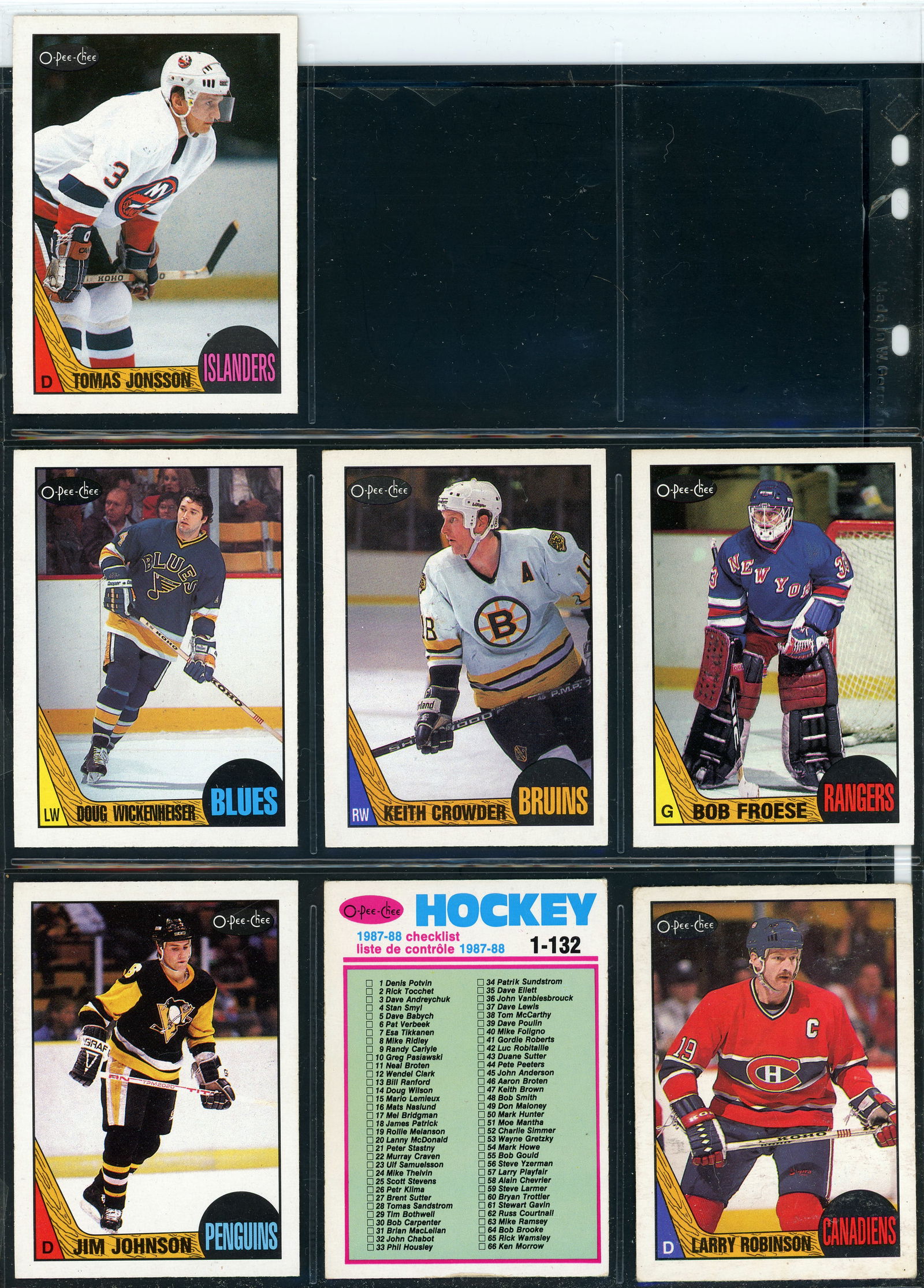 Hockey - 1987-88 O-Pee-Chee partial series - 3