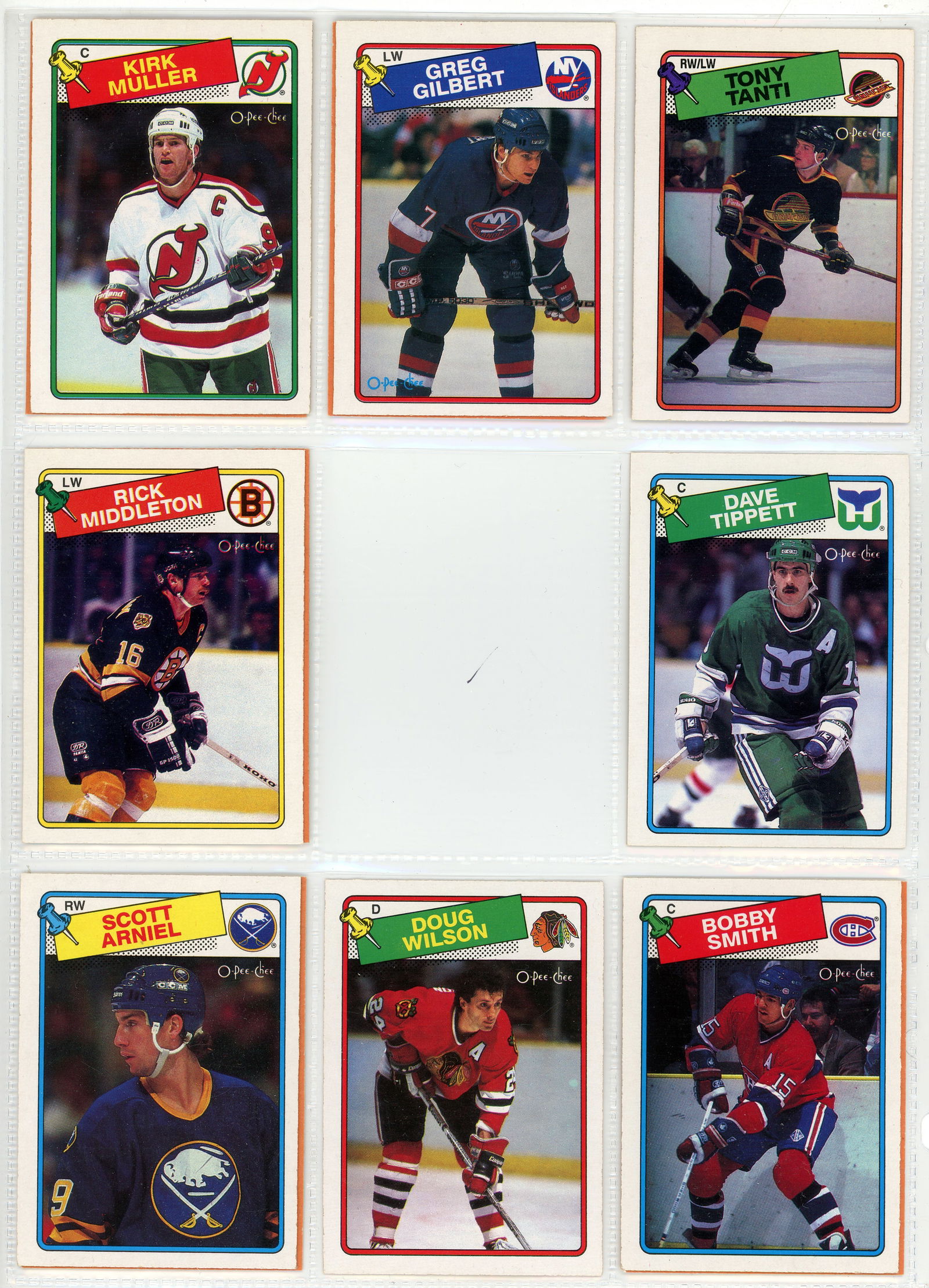 Hockey - 1988-89 O-Pee-Chee Hockey Incomplete Series - 2
