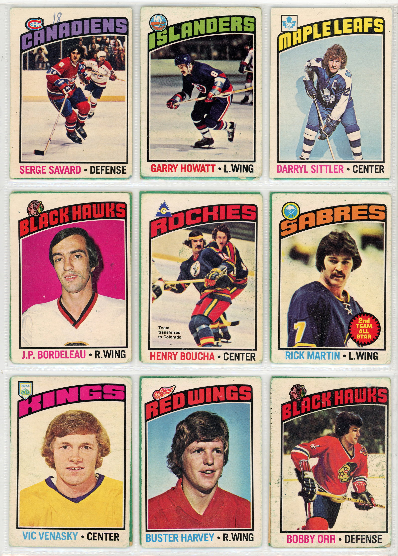 Hockey - 1976-77 O-Pee-Chee partial series - 3