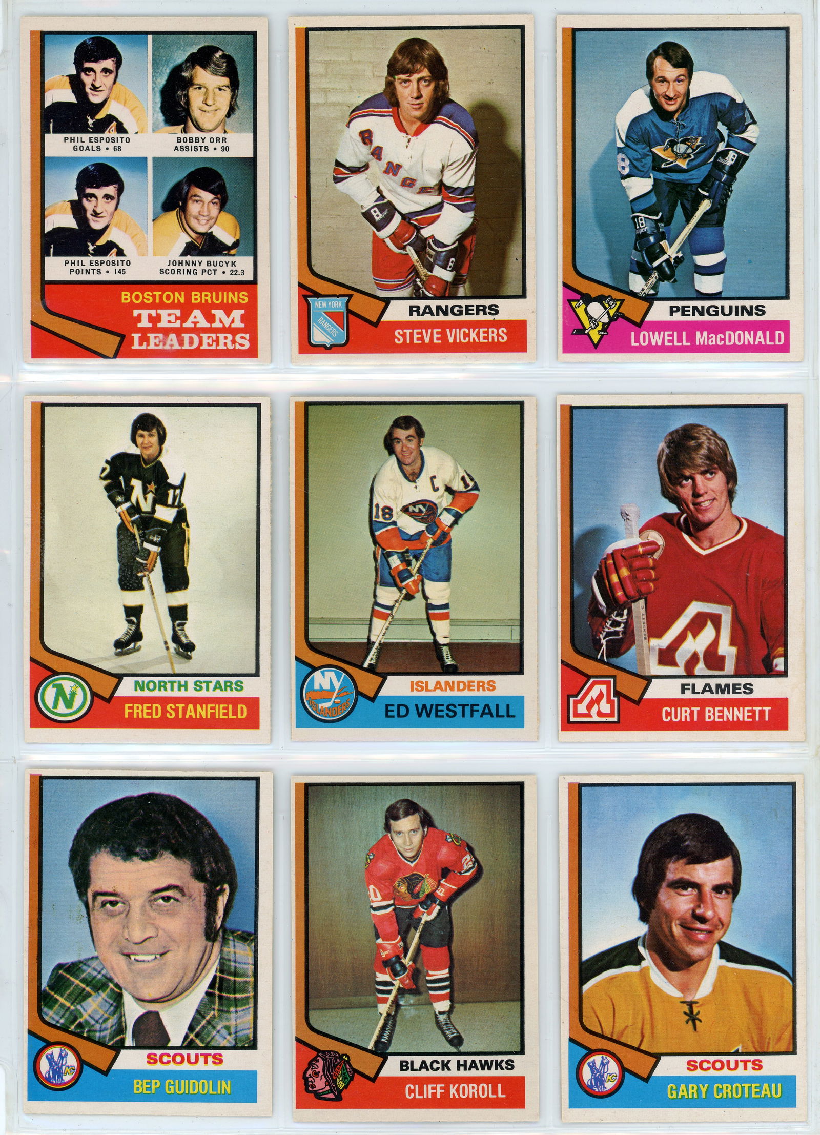 O-Pee-Chee - 1974-75 O-Pee-chee Hockey cards - 2