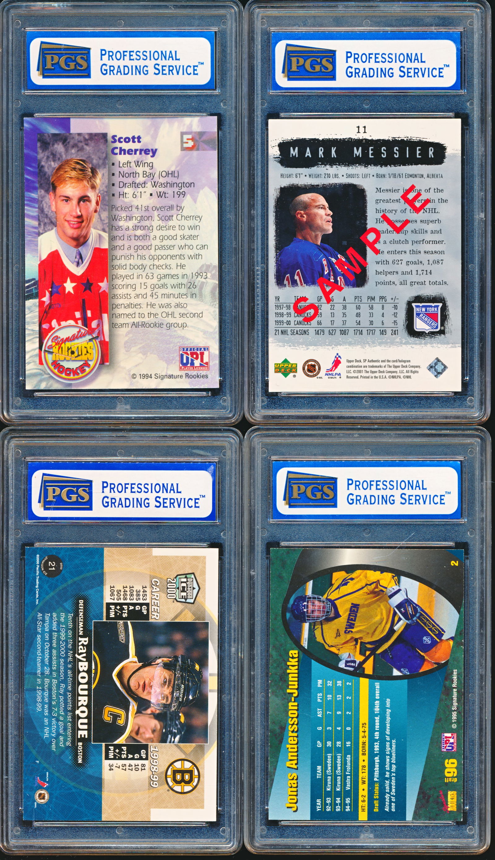 Multi-Players - Vintage graded Hockey cards - 2