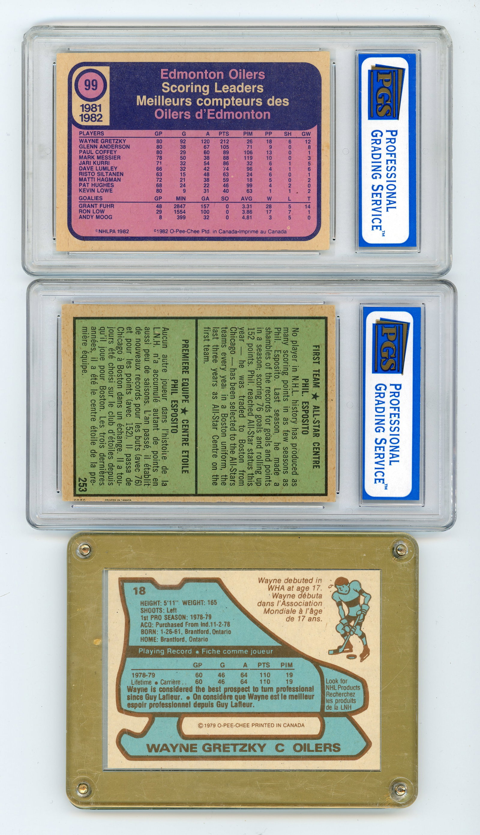 Multi-Players - Vintage graded Hockey cards - 3