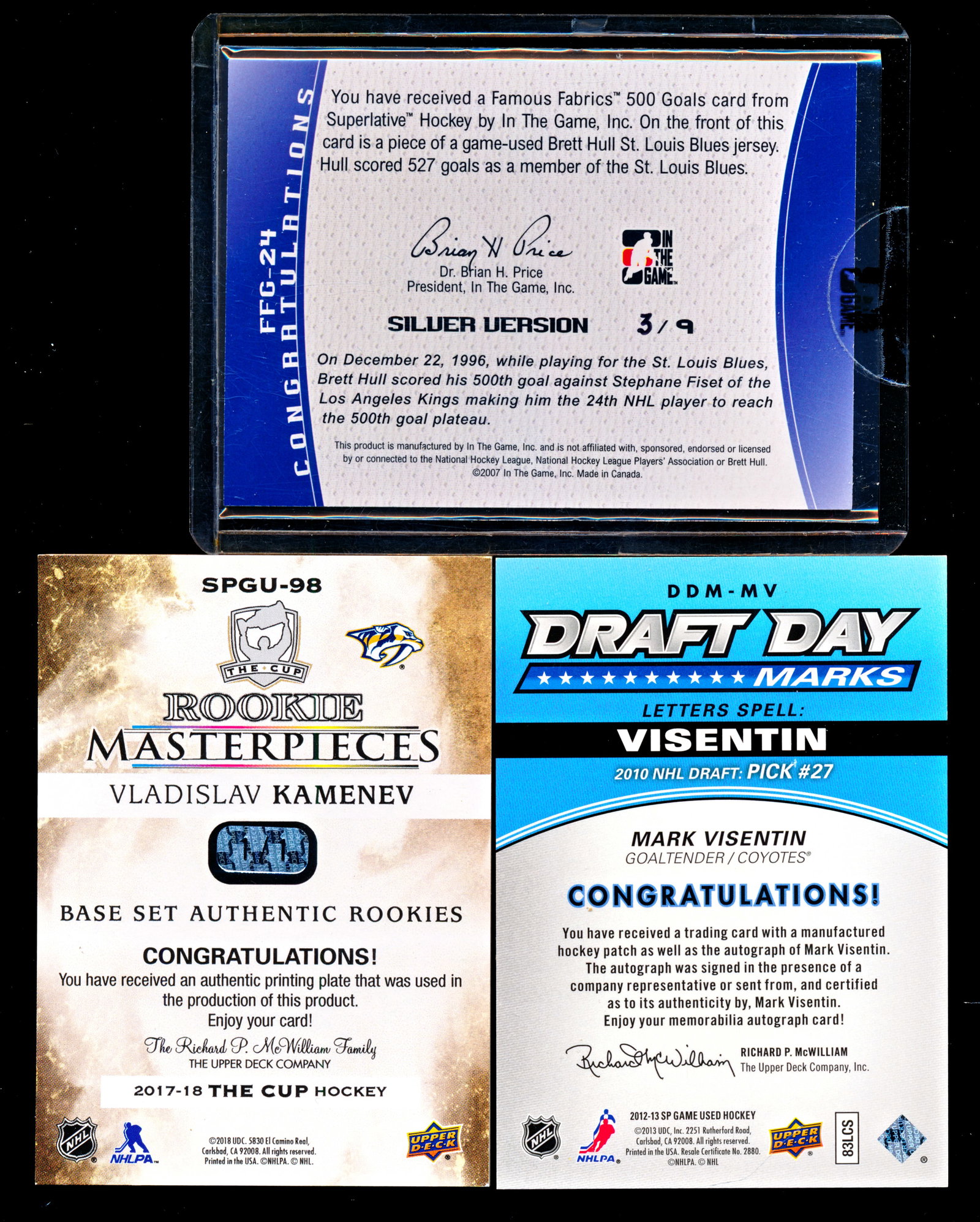 Hockey - Prime hockey cards lot - 5