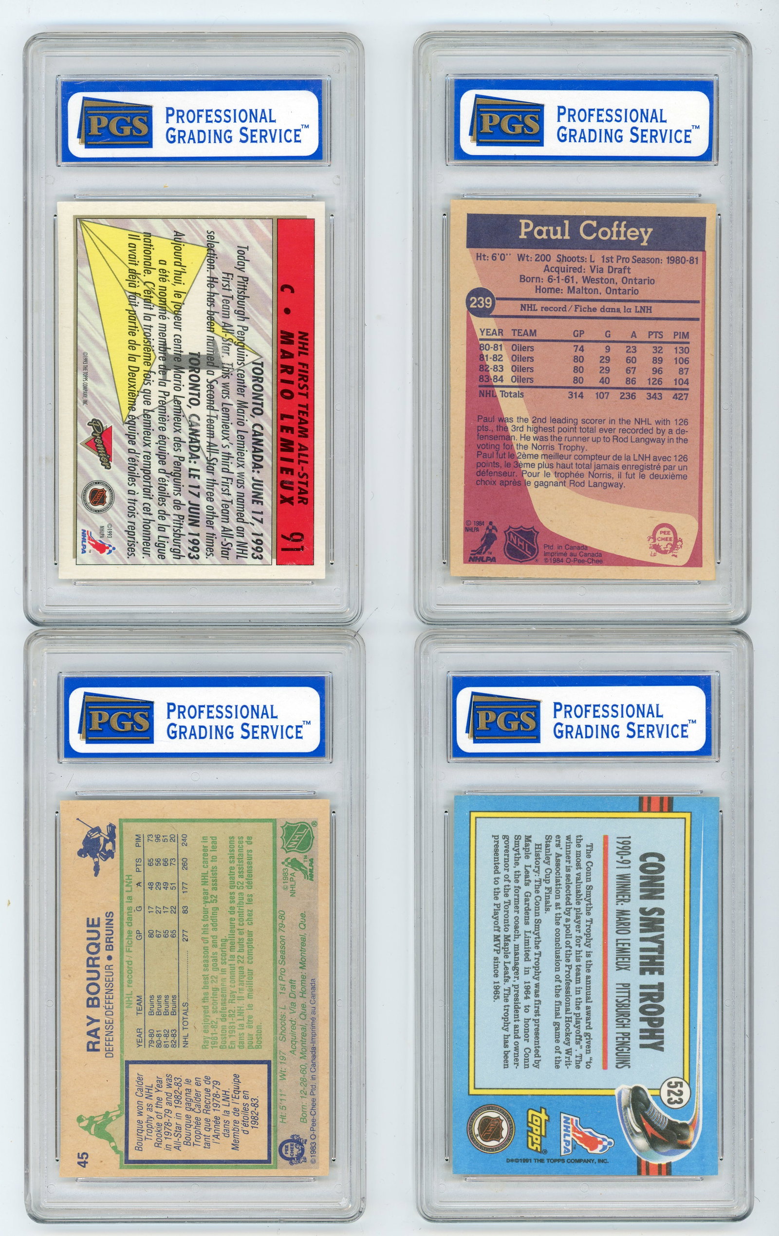 Multi-players - Vintage graded Hockey cards - 2