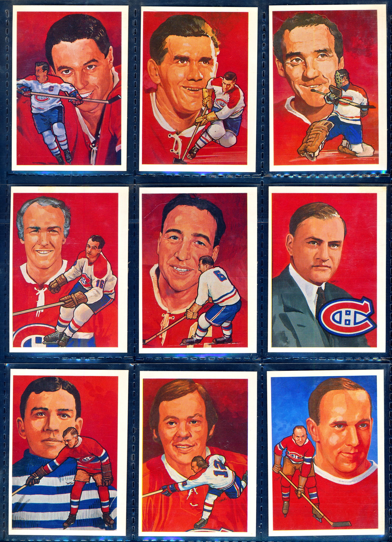 Hockey - 1983 Hall of Fame Collection cartophillium: Hockey 1983 hall of fame collection du temple de la renommée Ensemble complet, soit un total de 241 cartes Rapport de condition: super condition ------------- Hockey 1983 Hall of Fame Collection