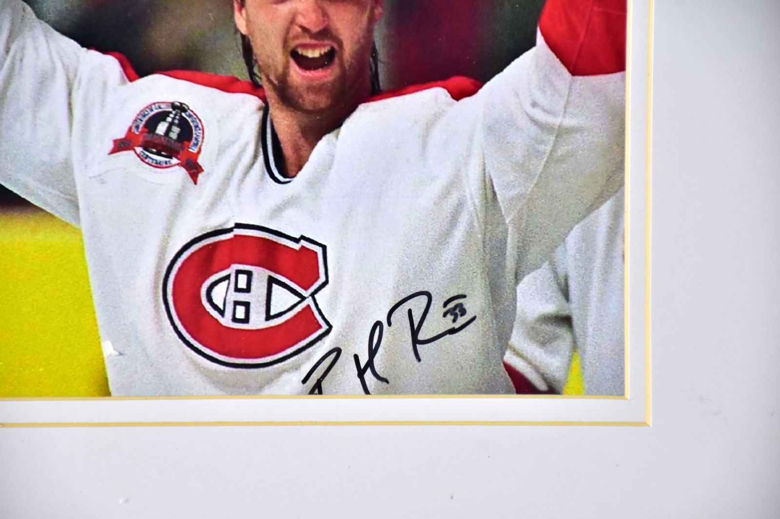 Patrick Roy - autographe framing - 2