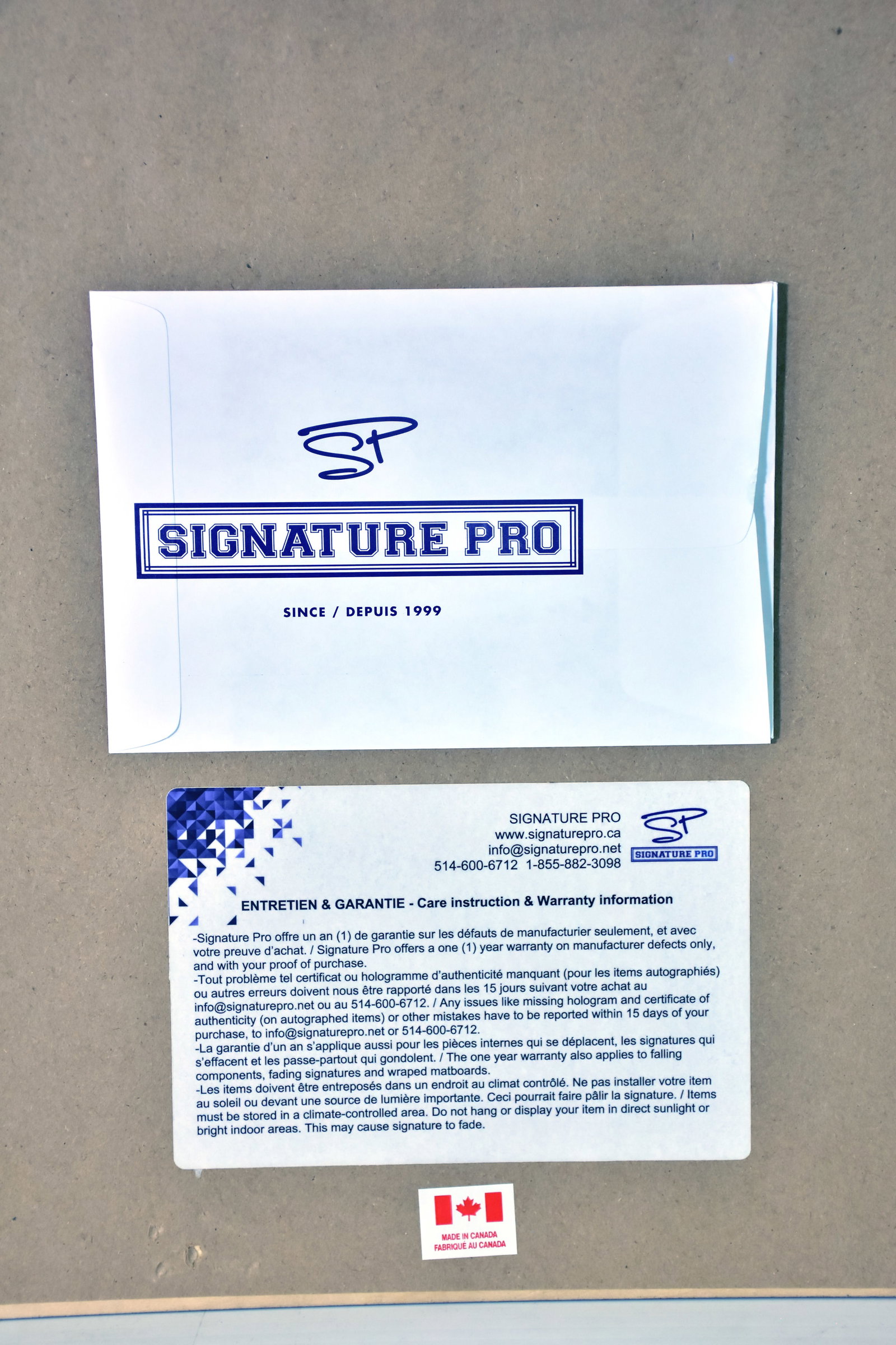 Equipe Canada - multiple autographed framework - 9