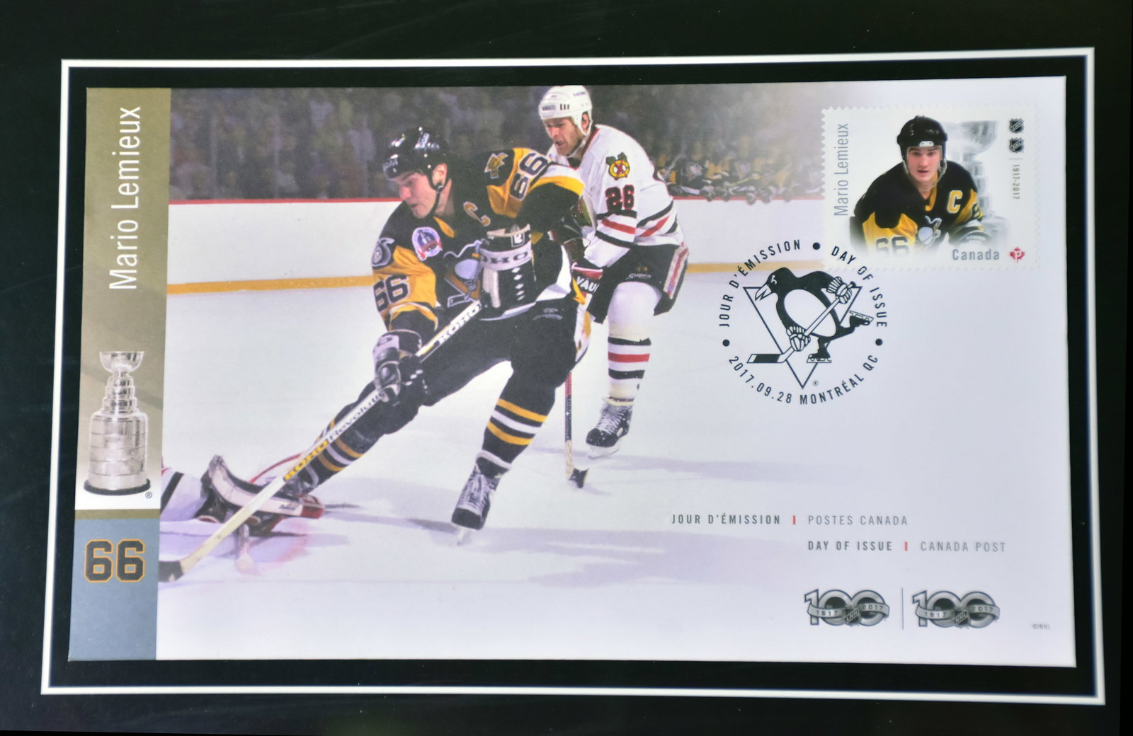 Mario Lemieux - "The magnificent One" Framework - 3