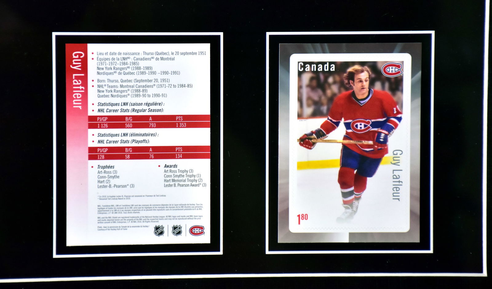 Guy Lafleur - Autographed Framework - 7