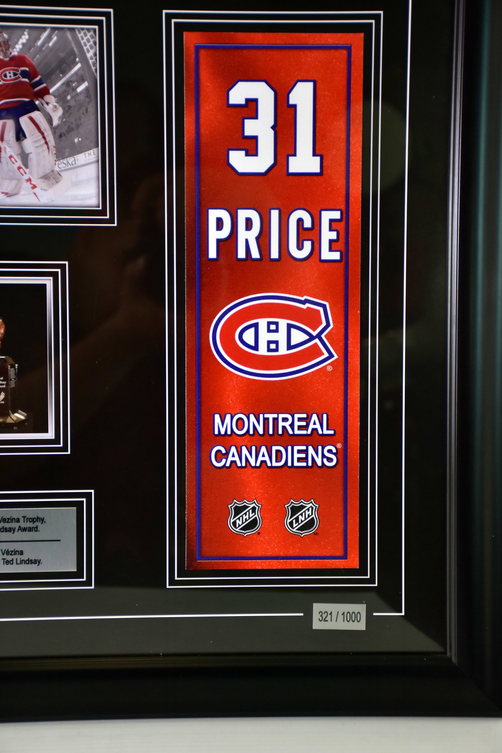 Carey Price - Autographed framework - 3