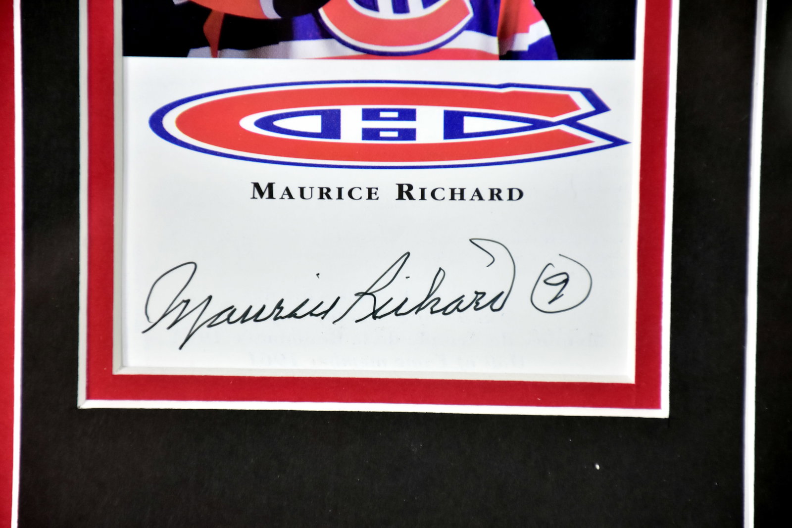 Maurice Richard - Framed and autographed Photos - 3