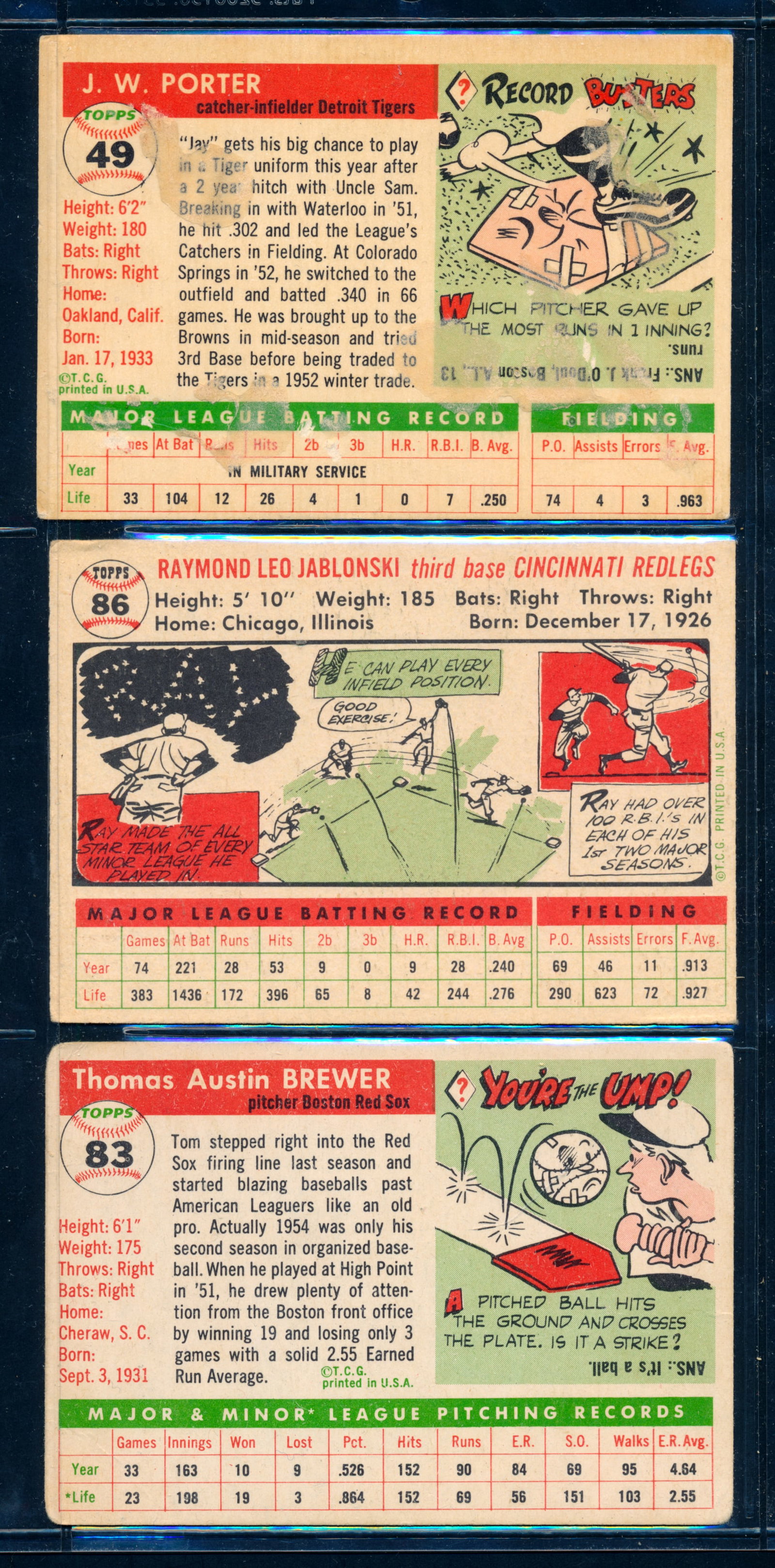 1955 Topps Baseball cards lot - 6