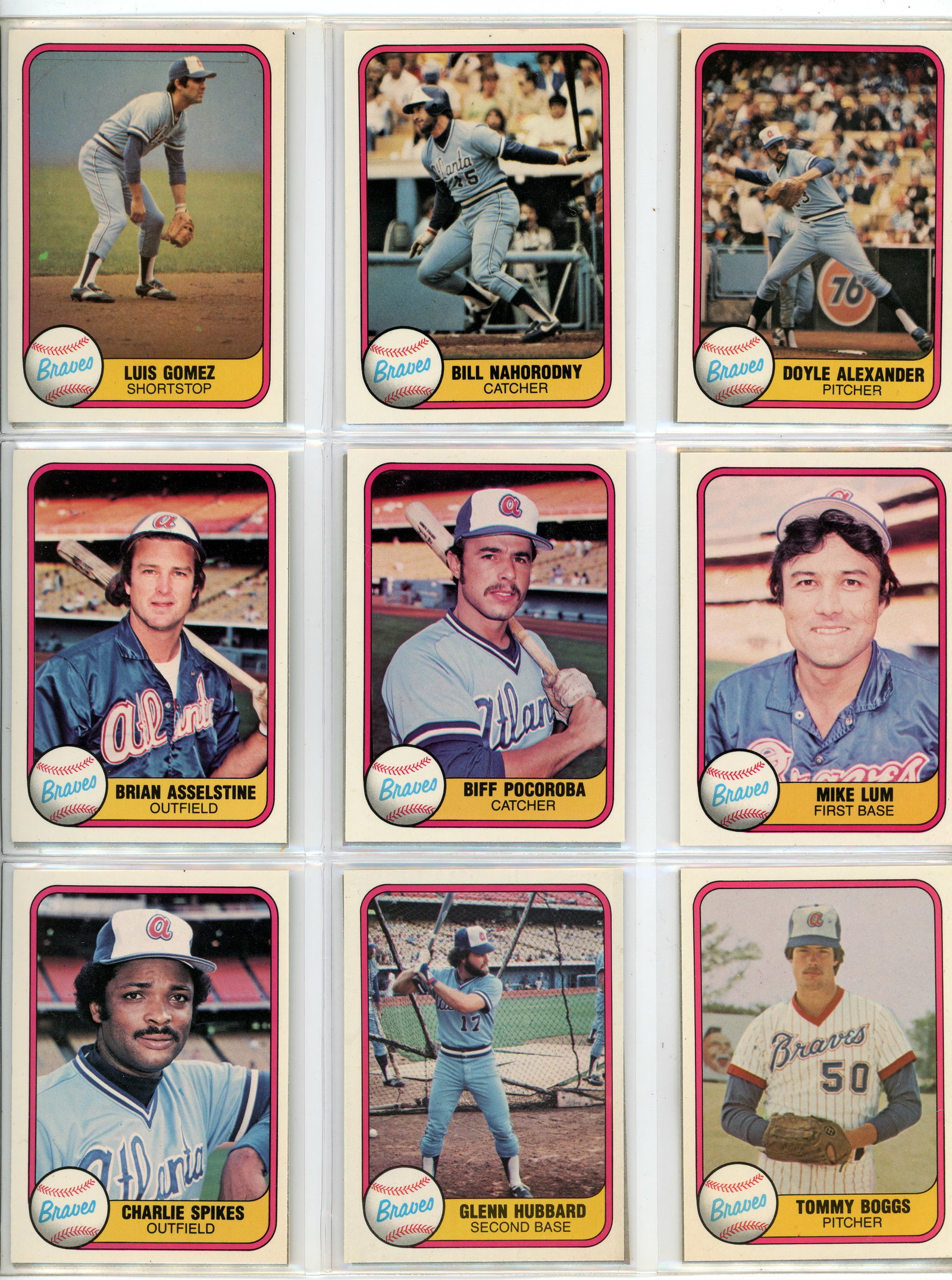 Baseball - 1980-81 Fleer Baseball Partial Series - 4