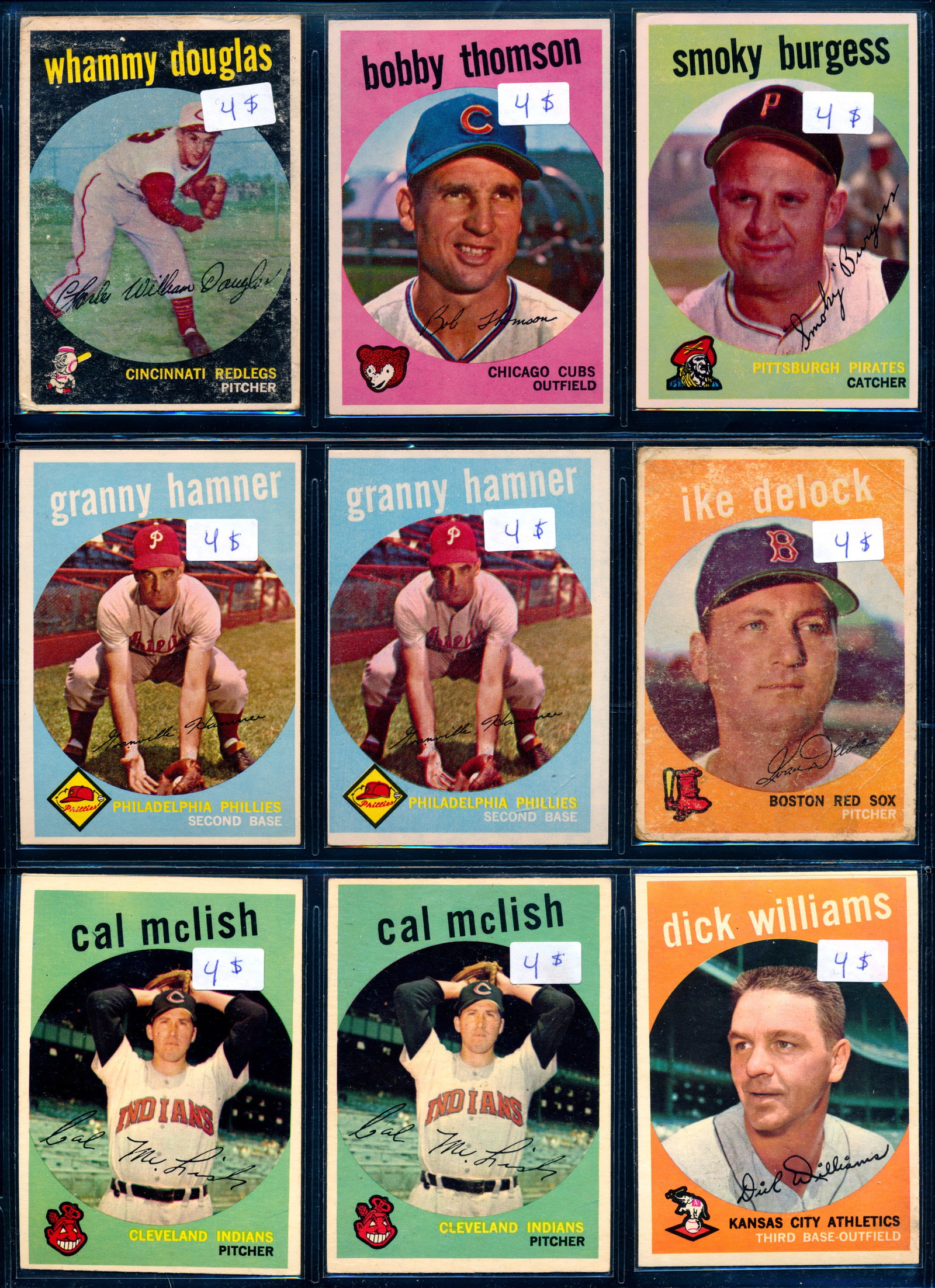 Baseball - 1959 Topps vintage cards lot - 4