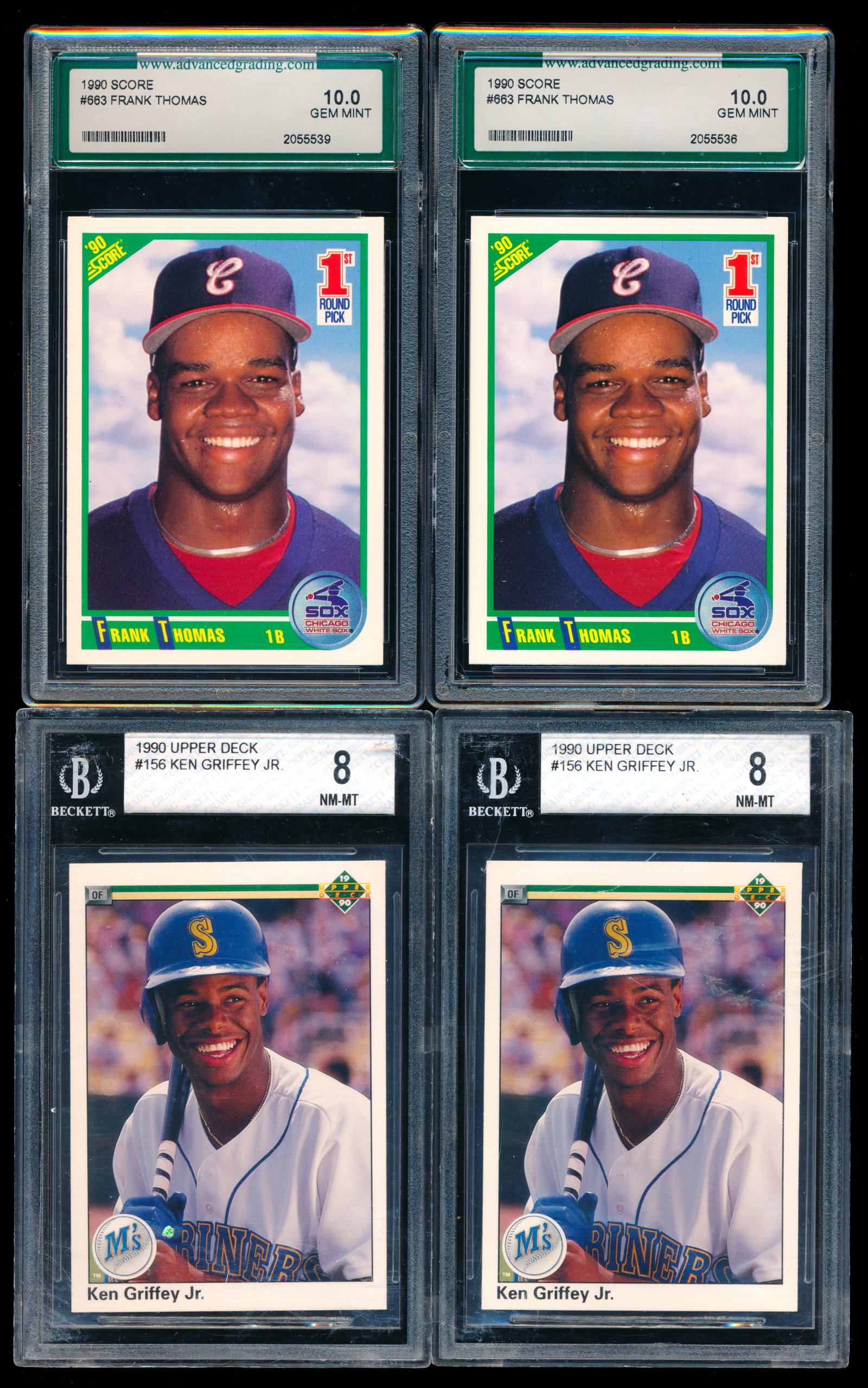 Multi-Players - Graded Basaball cards - 2