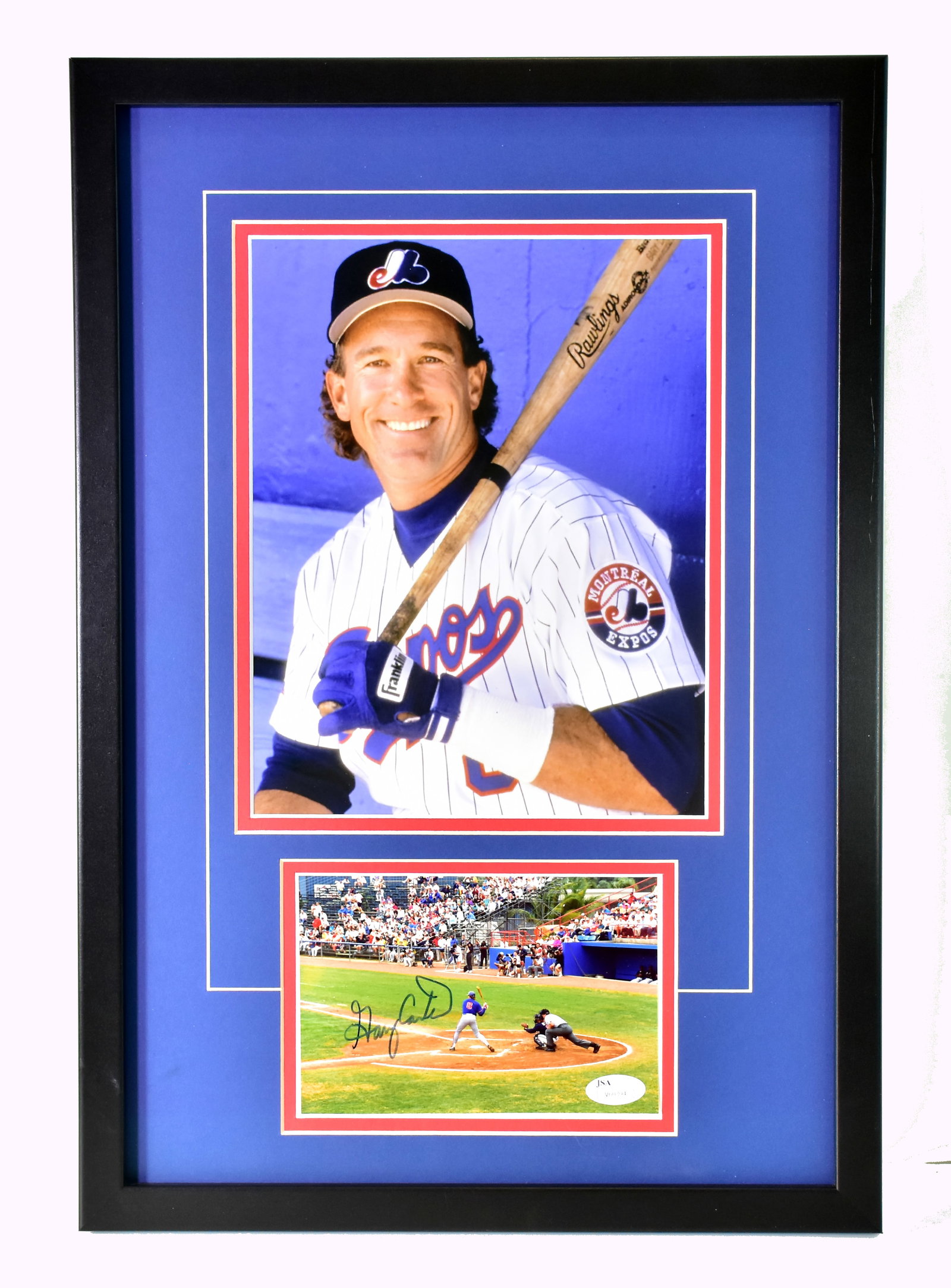 Gary Carter - Framed and autographed: Gary Carter Photo encadrée et autographiée Mesure 19 x13 pouces Rapport de condition: Bonne Condition ------------- Gary Carter Framed and autographed Measures: 19 x 13 inches 