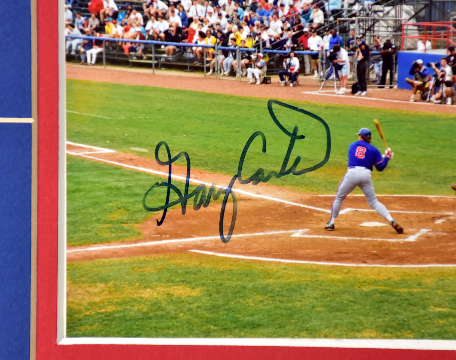 Gary Carter - Framed and autographed - 4