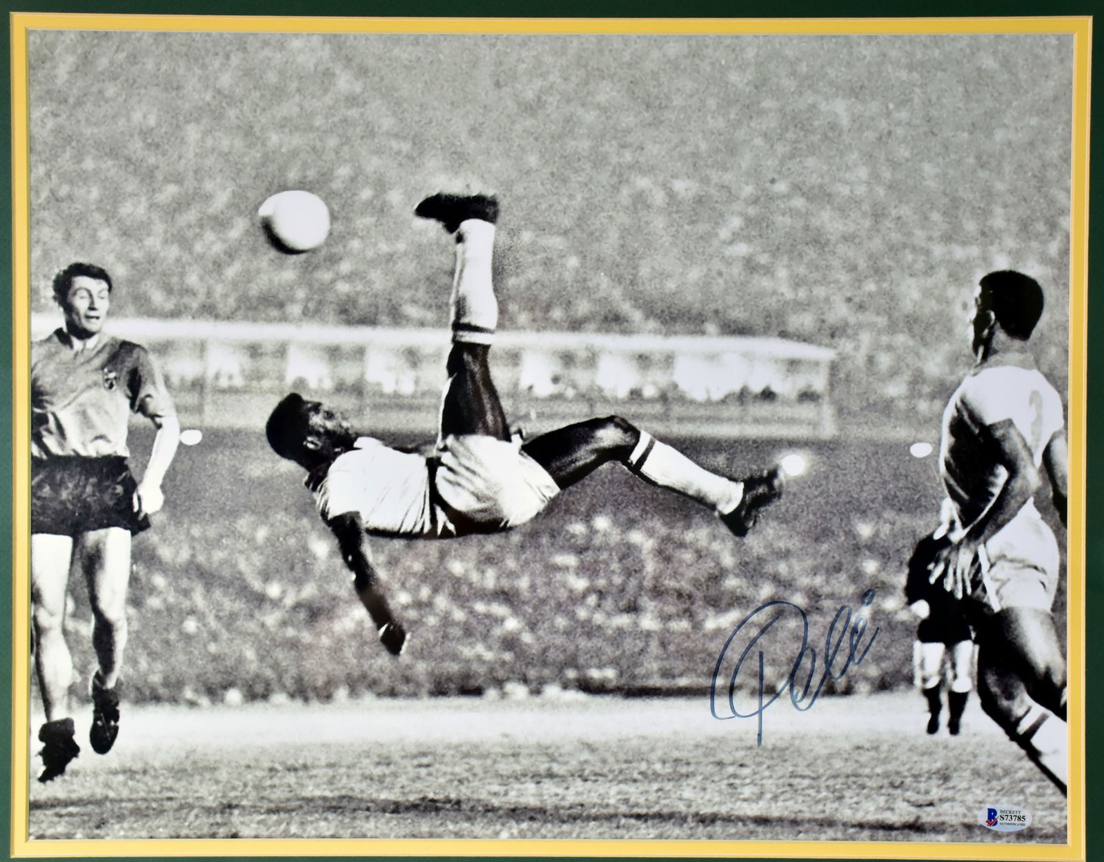 Pelé - Autographed framework - 2