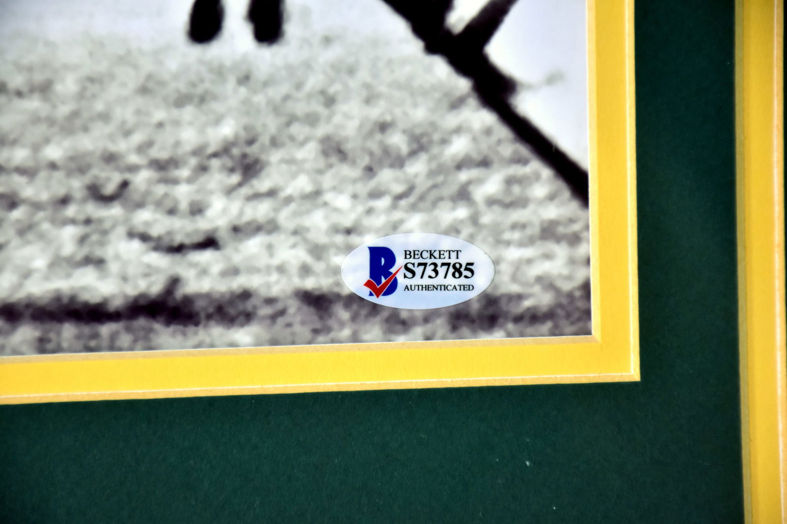 Pelé - Autographed framework - 4