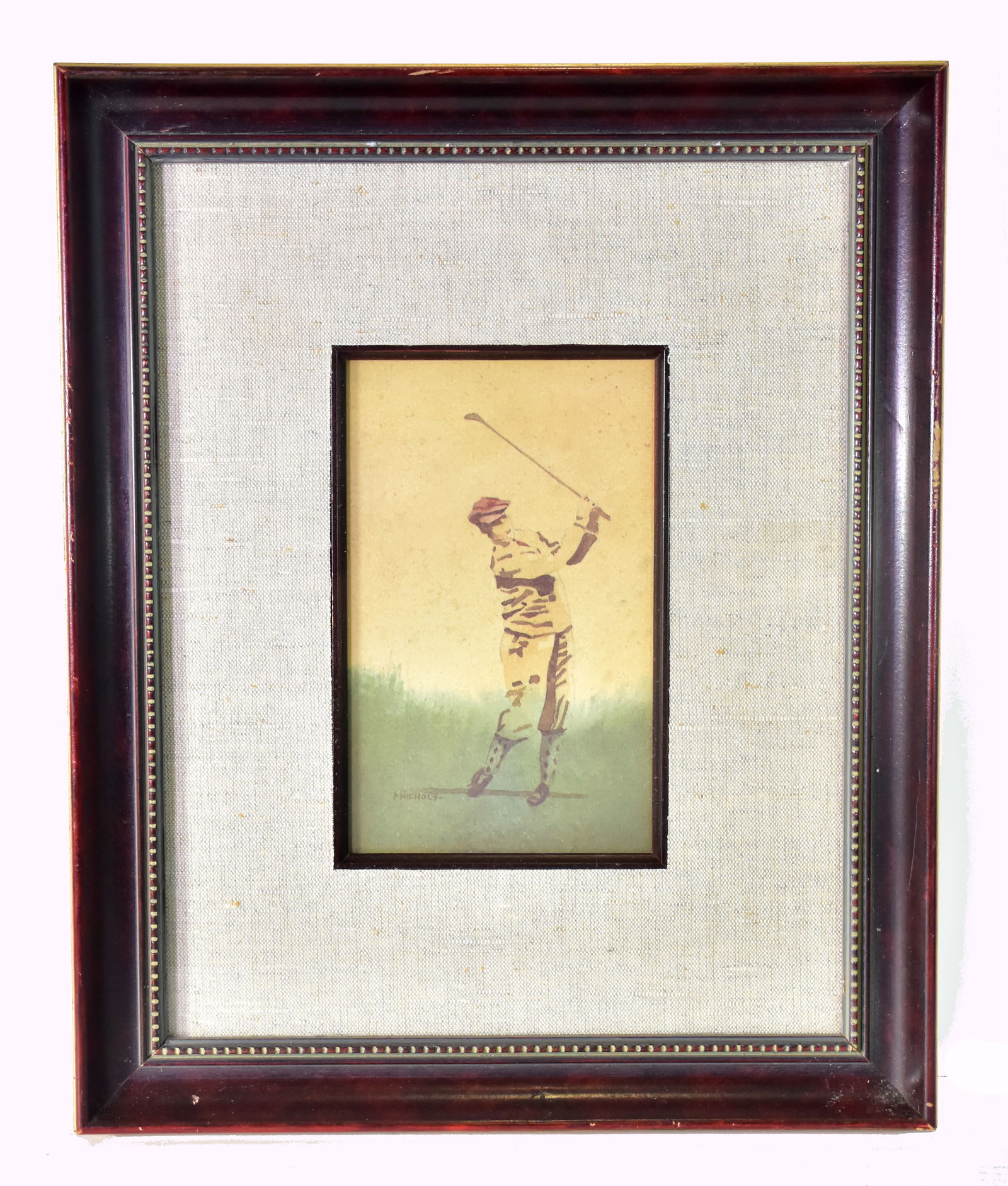 2x Davis Nichols art Prints Golf - 2
