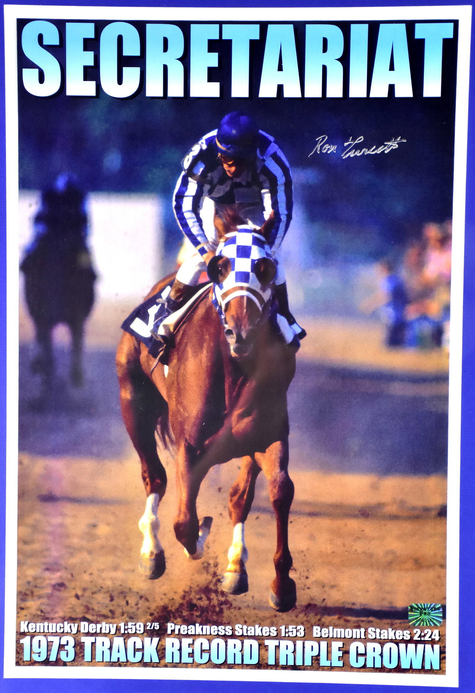 Ron Turcotte - Autographed framework - 2