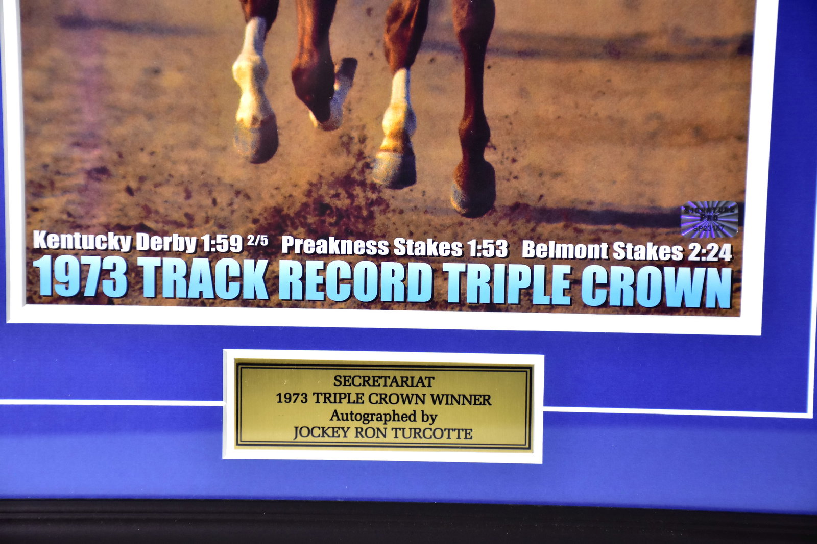 Ron Turcotte - Autographed framework - 3