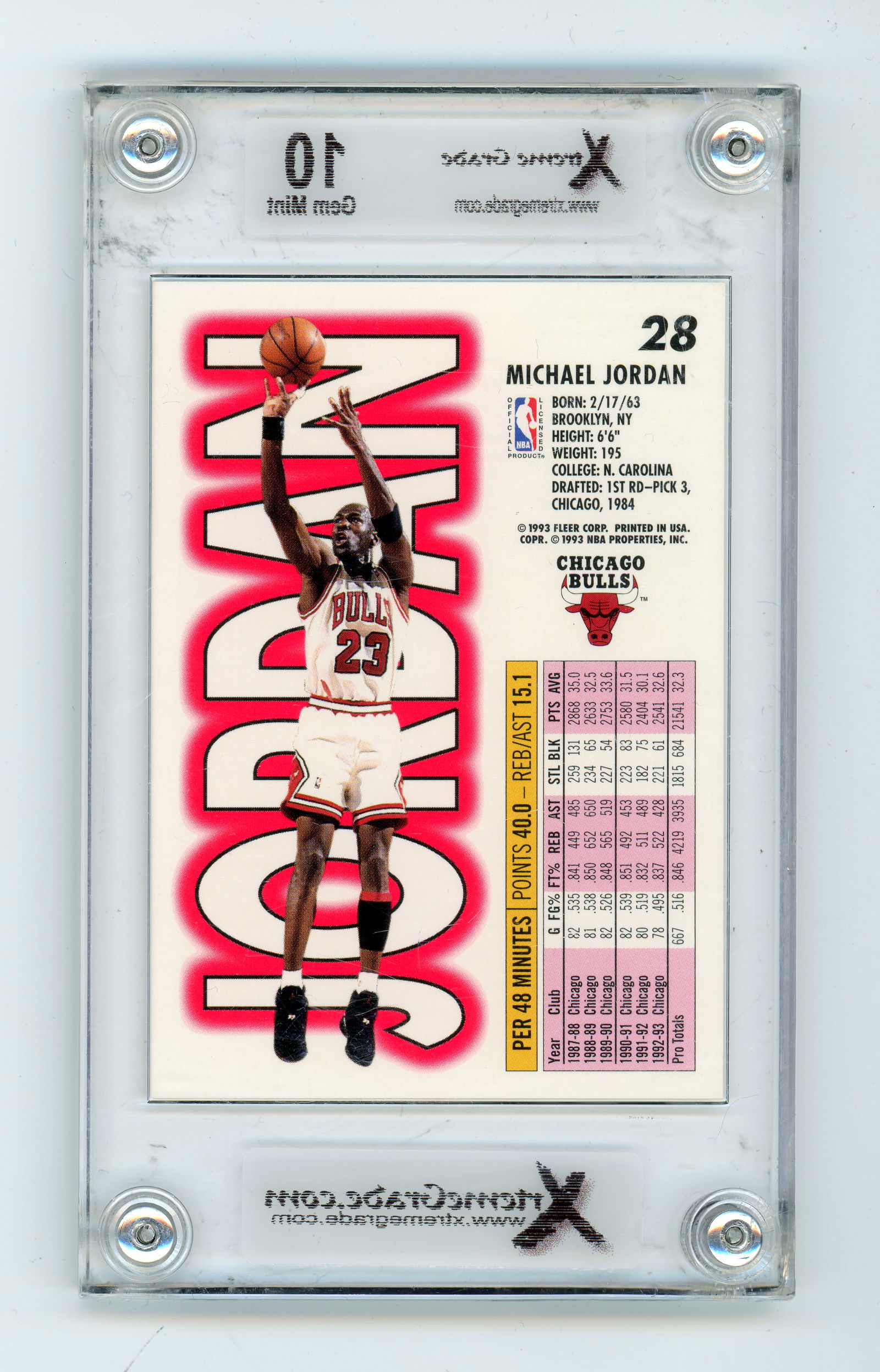 Michael Jordan - 1993-94 Fleer - 2