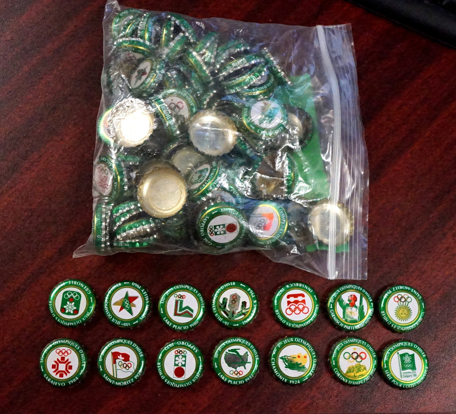 Beer caps - 103 Labatt's Olympics beer caps for collector - 2