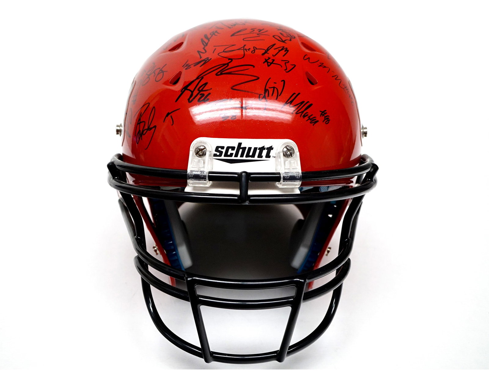 Football - Football helmet autographed by the team - 2