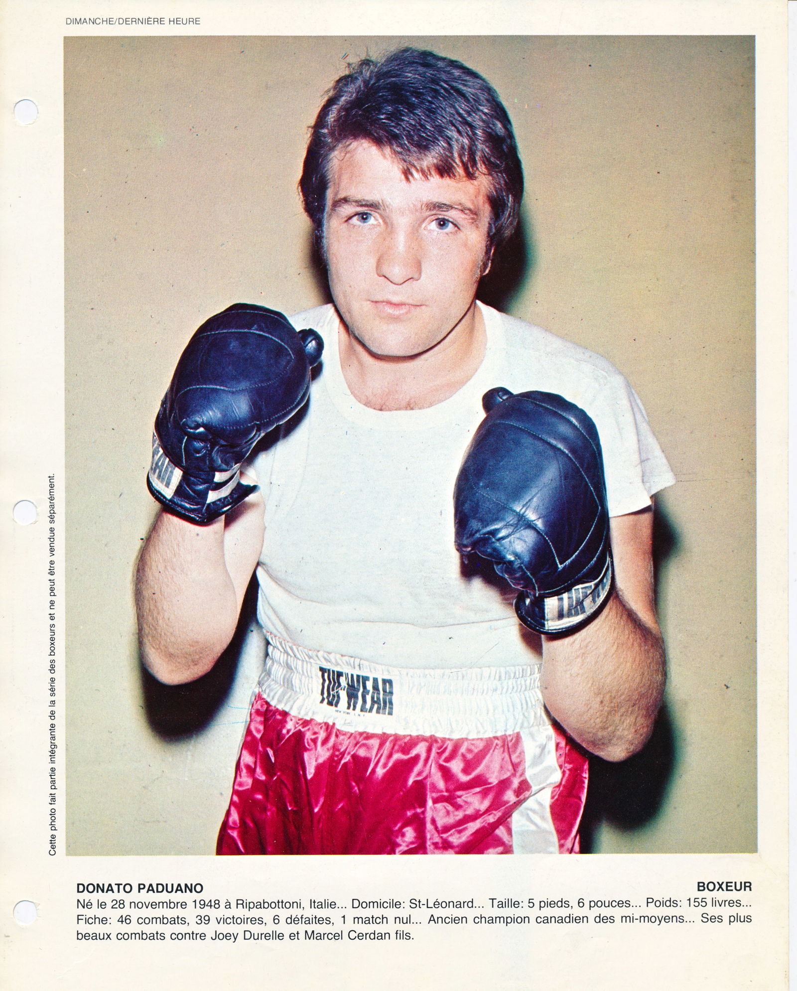 Sport - Poster from the magazine Dimanche/Derniere heure - 10