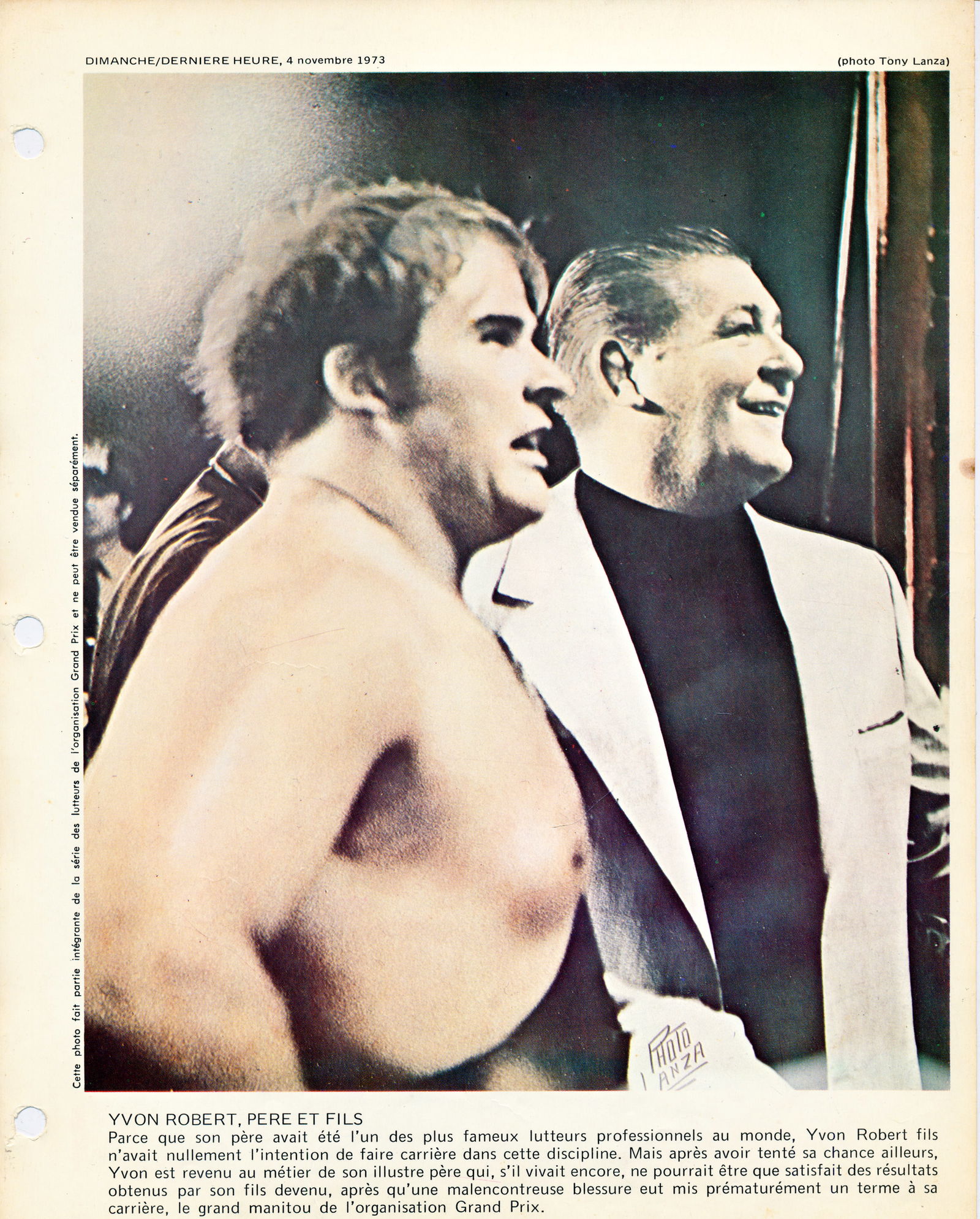 Sport - Poster from the magazine Dimanche/Derniere heure - 6