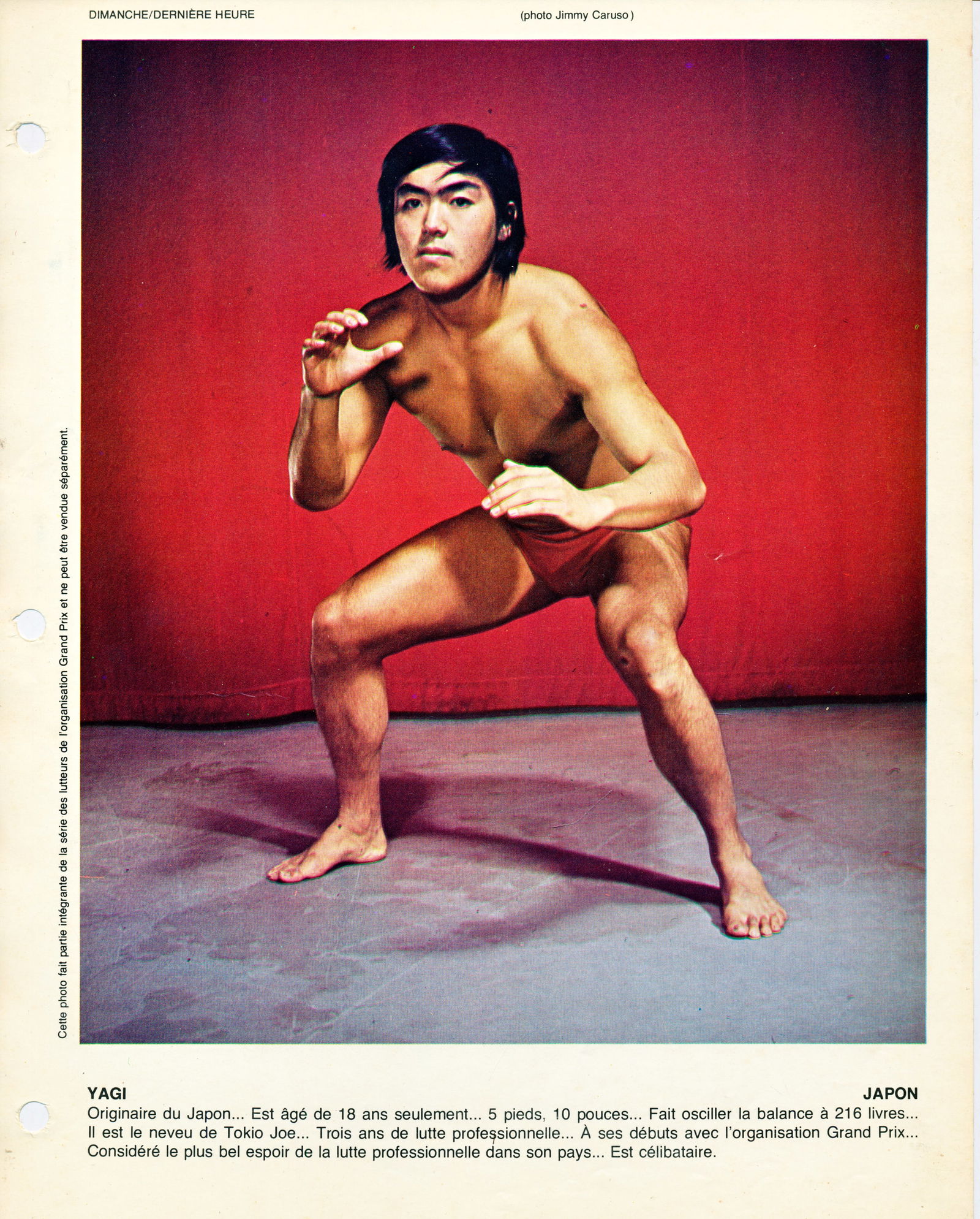 Sport - Poster from the magazine Dimanche/Derniere heure - 7