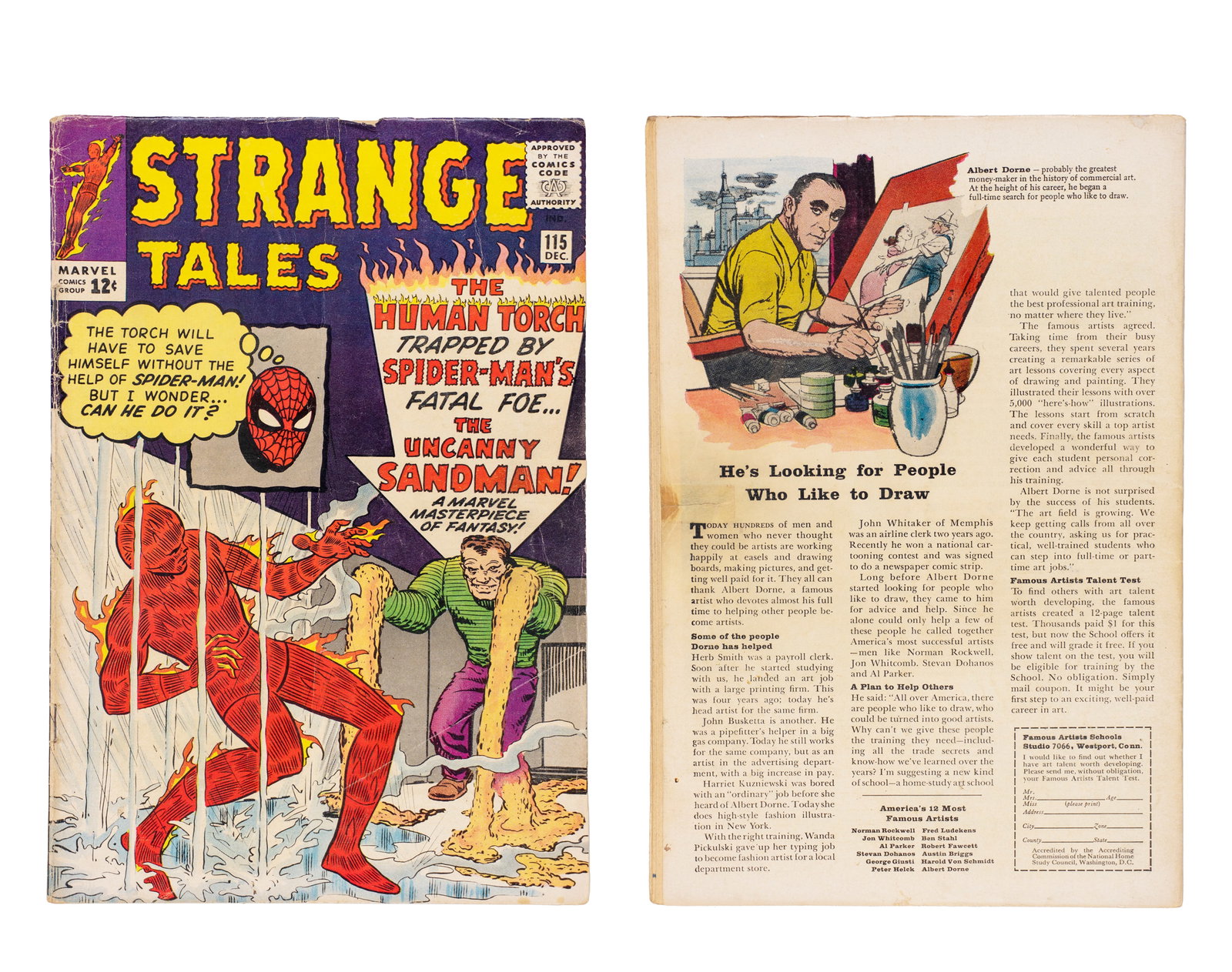 Marvel Comics - Lot of 2 comics Strange Tales - 2