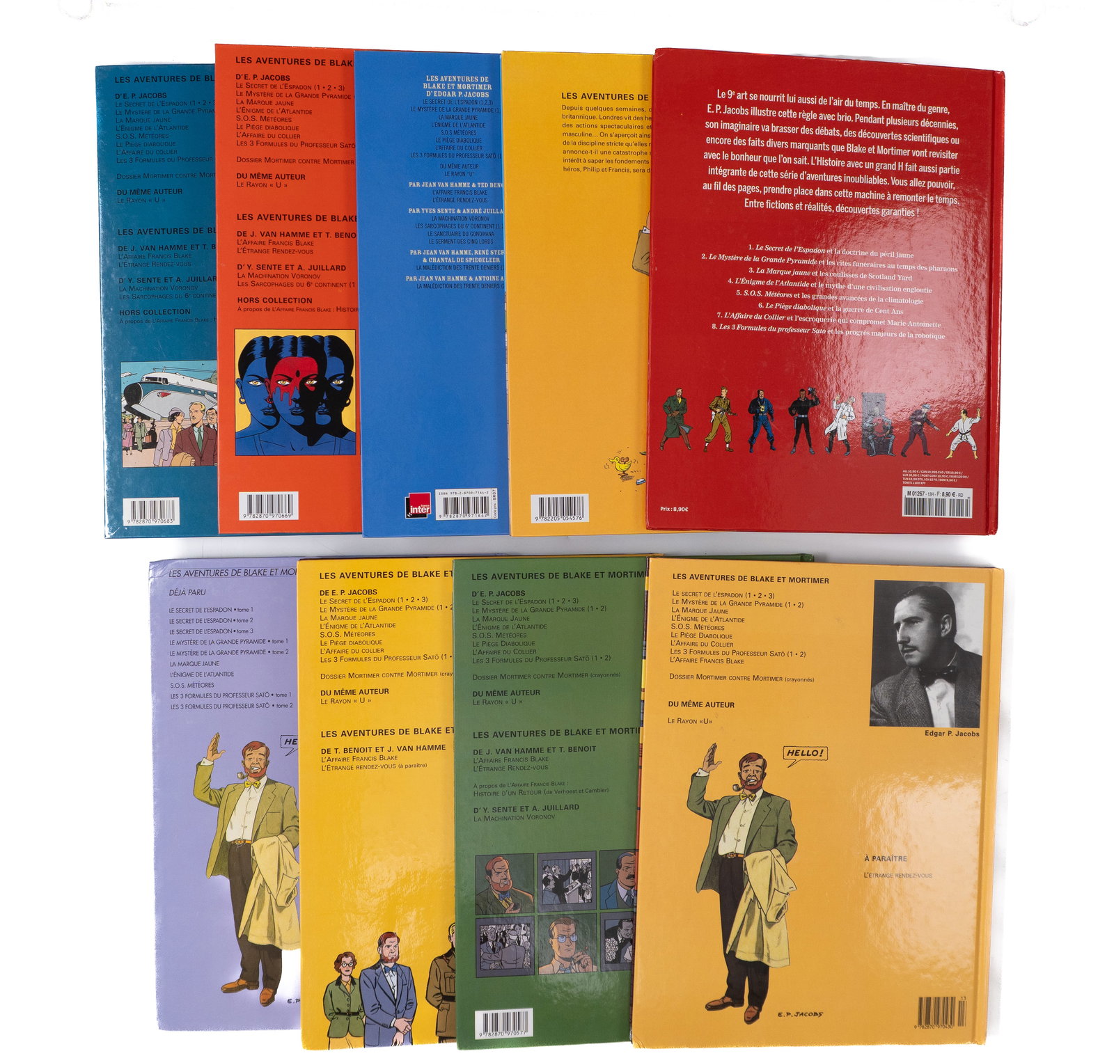 Jacobs, Edgar Félix Pierre d'après - 9 Blake et Mortimer albums and others - 2