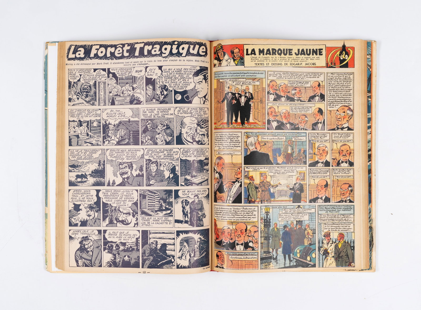 Remi, George, dit Hergé et autres - 3 Journal Tintin bindings - 1953 - 2