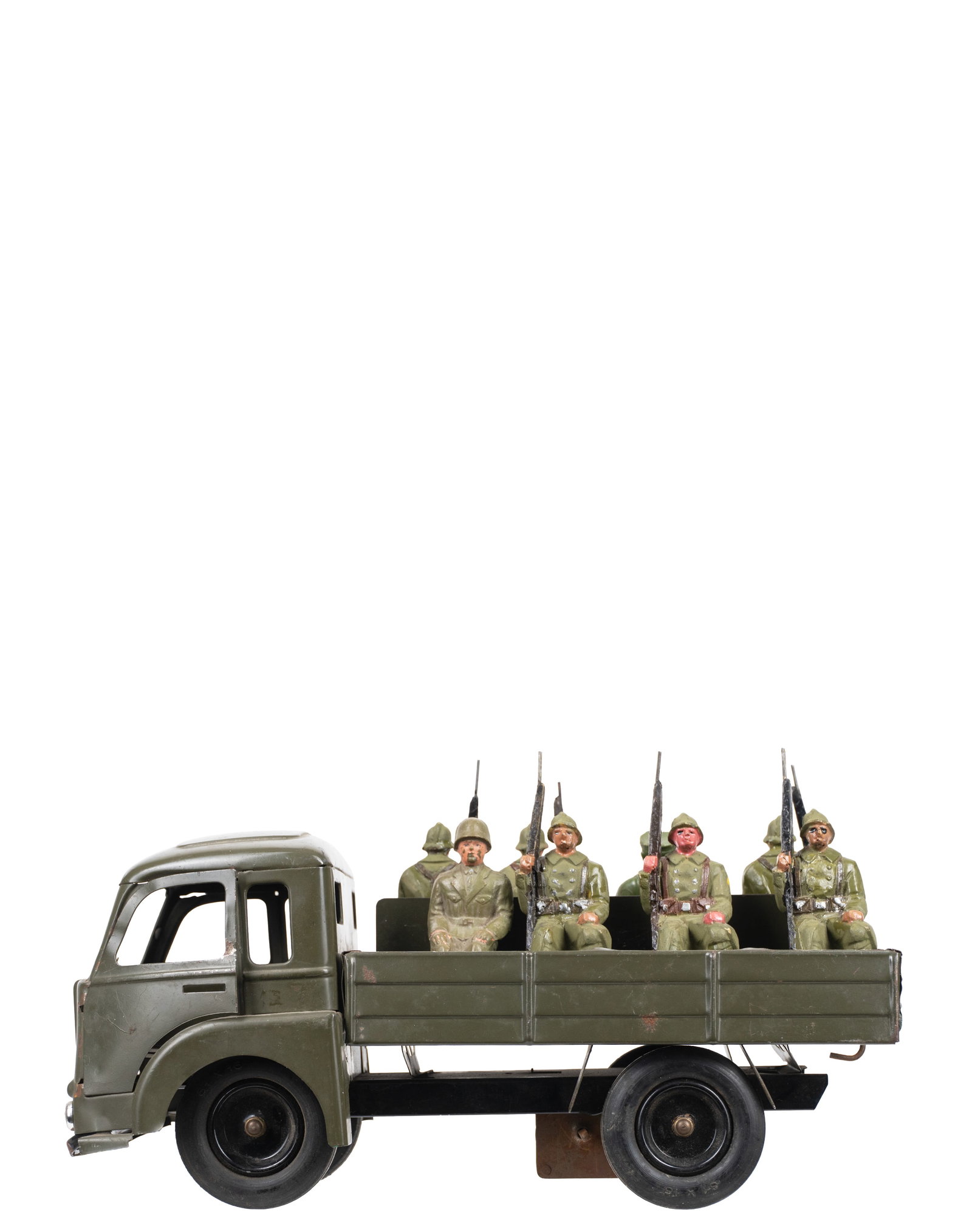 CIJ - Wind-up Renault military truck - Mi XXe siècle - 3