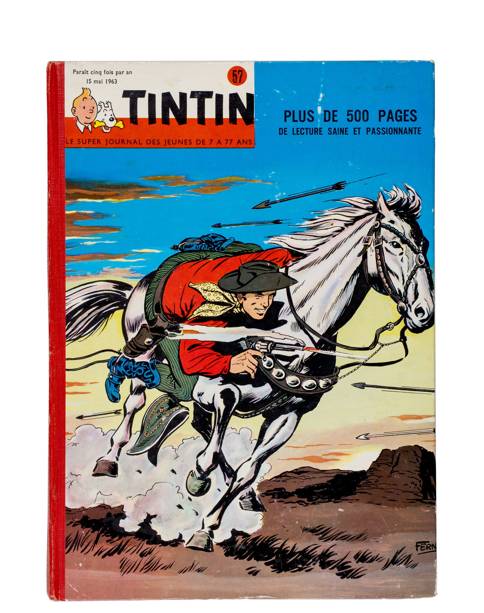 Remi, George, dit Hergé et autres - Lot of Journal Tintin bindings - 1961, 1962, 1963, 1964 - 3