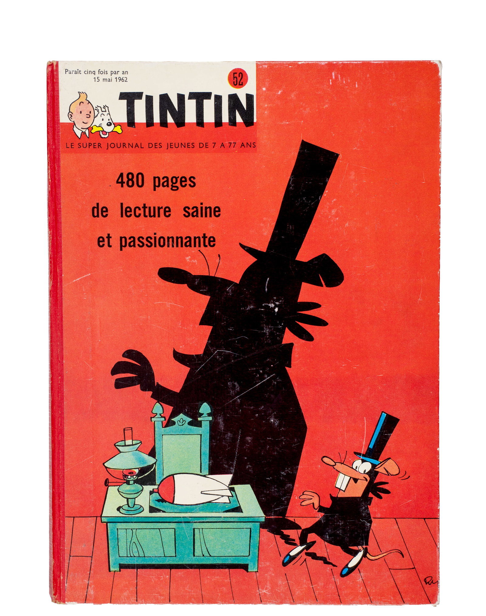 Remi, George, dit Hergé et autres - Lot of Journal Tintin bindings - 1961, 1962, 1963, 1964 - 5