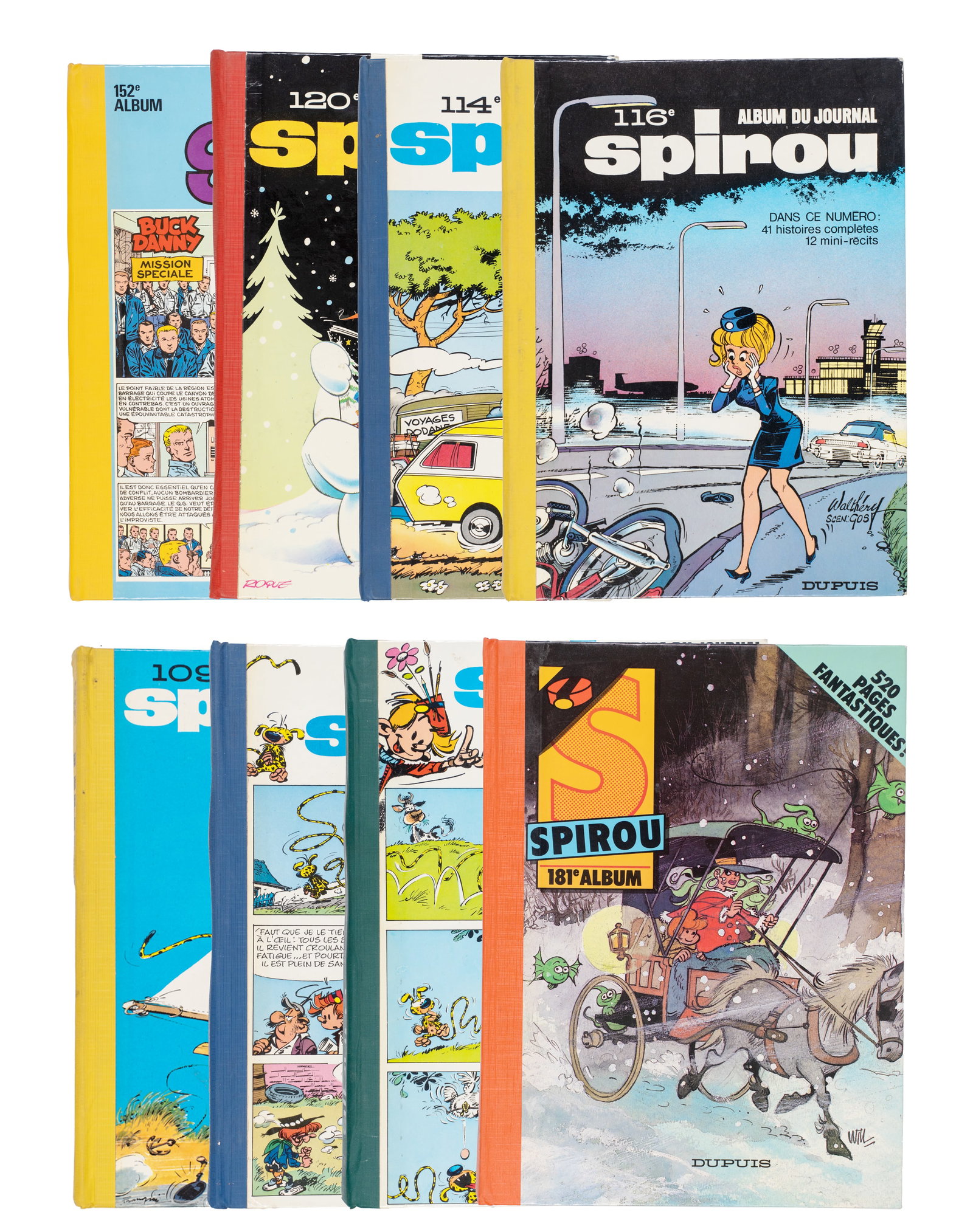 Franquin, André et autres - Lot d'albums du Journal Spirou - 1969-1986 - 3