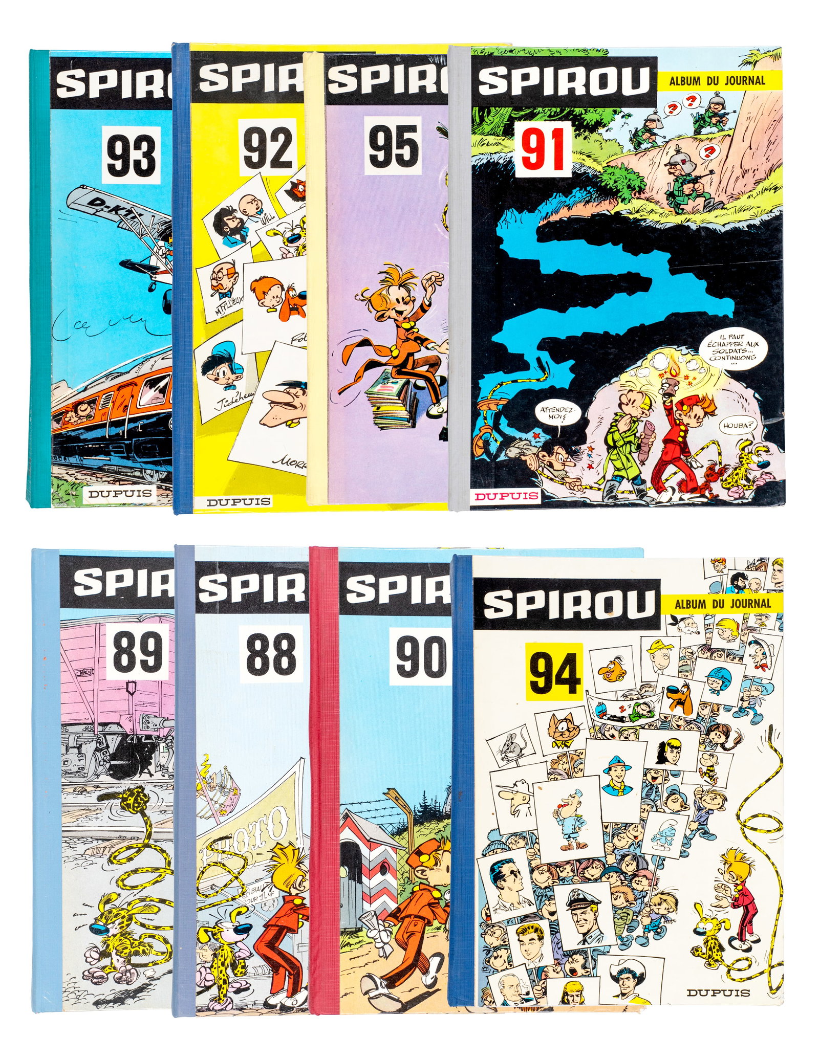 Franquin, André et autres - Lot d'albums du Journal Spirou - 1961-1966 - 2