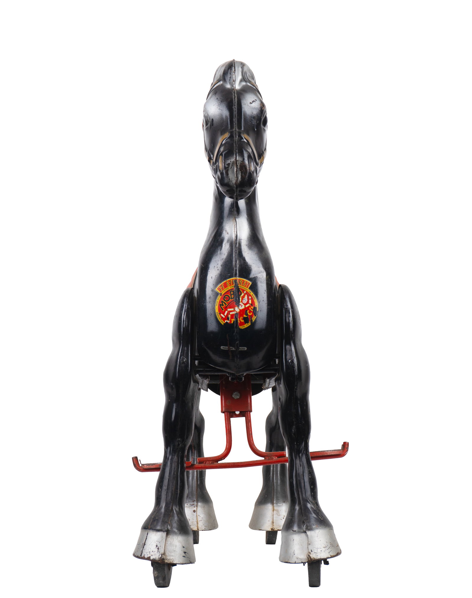 Mobo - Vintage metal riding toy horse - 1940-50's - 2
