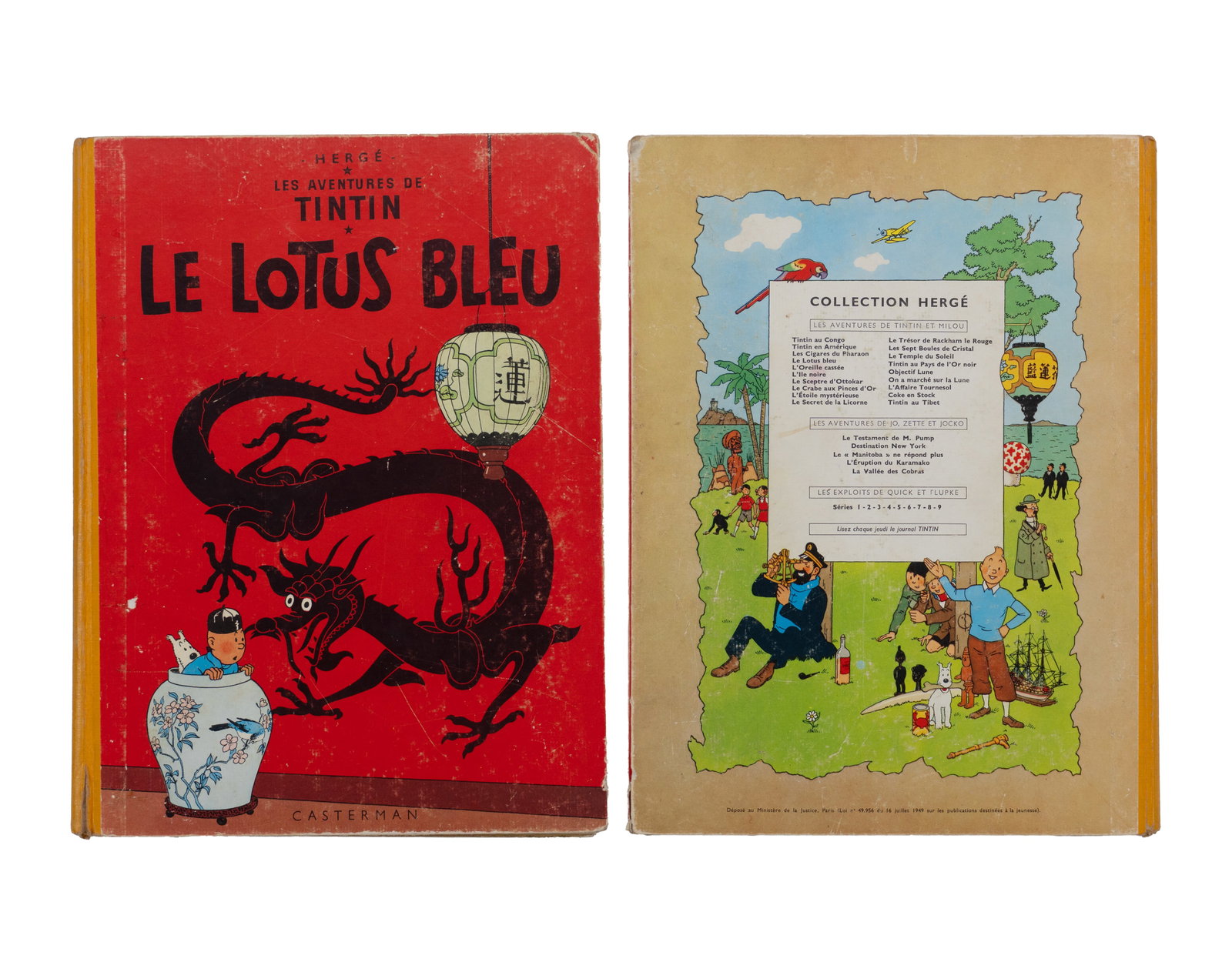 Remi, Georges dit HERGÉ - Lot of 8 Tintin albums from the 60s - 1960's - 5
