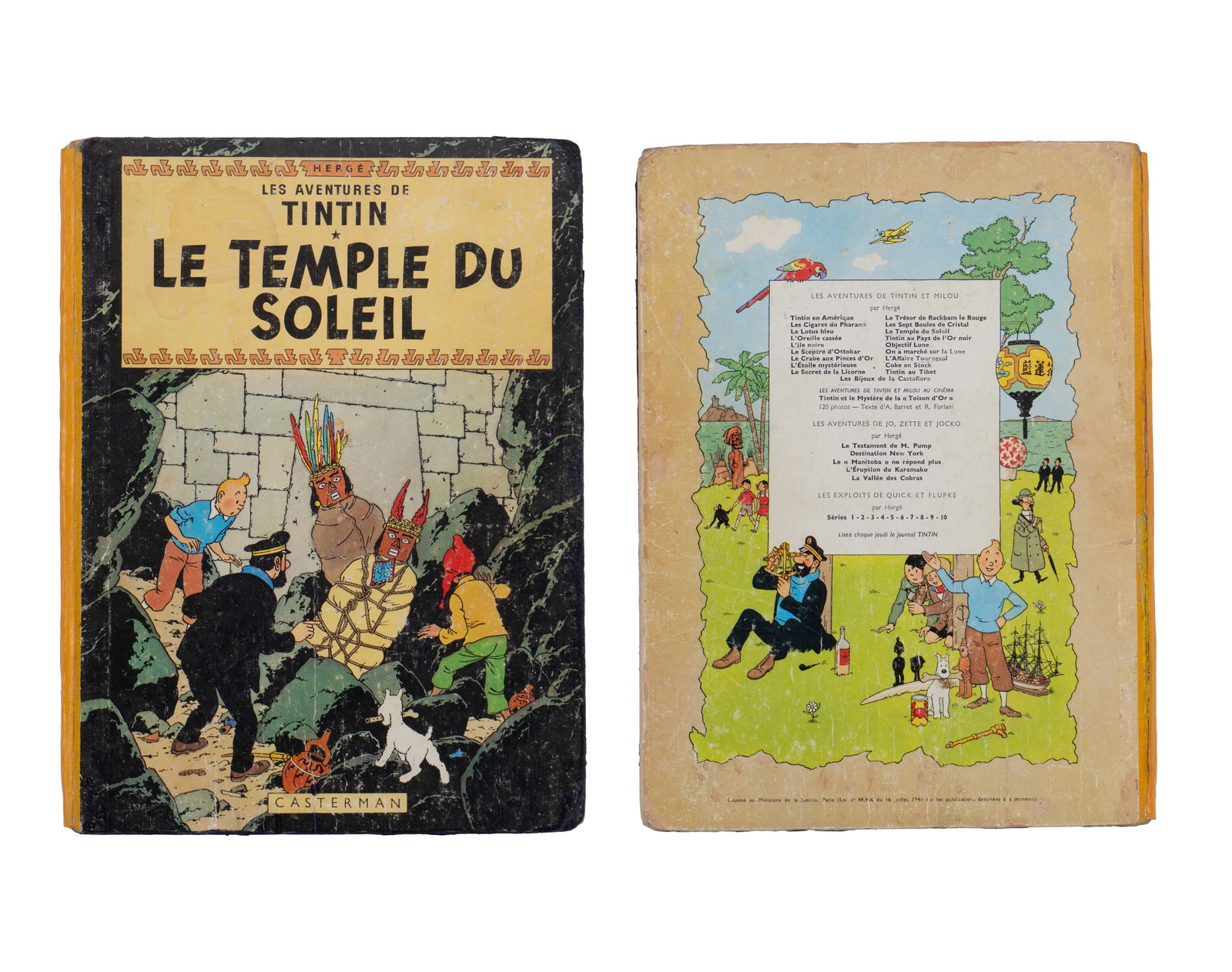 Remi, Georges dit HERGÉ - Lot of 8 Tintin albums from the 60s - 1960's - 7