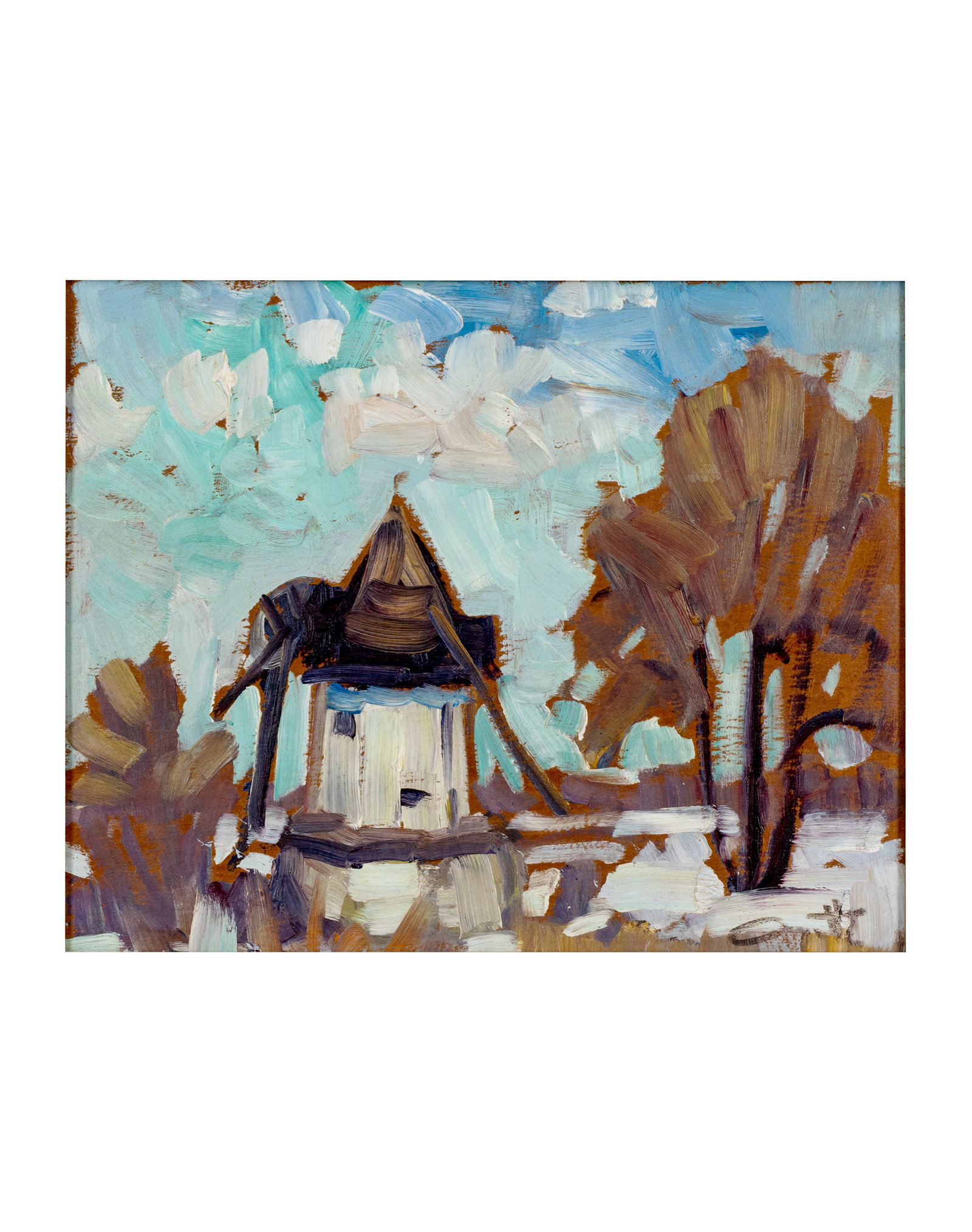 Ayotte, Leo - "Moulin de Verchere" - c.1970 (1 of 4)