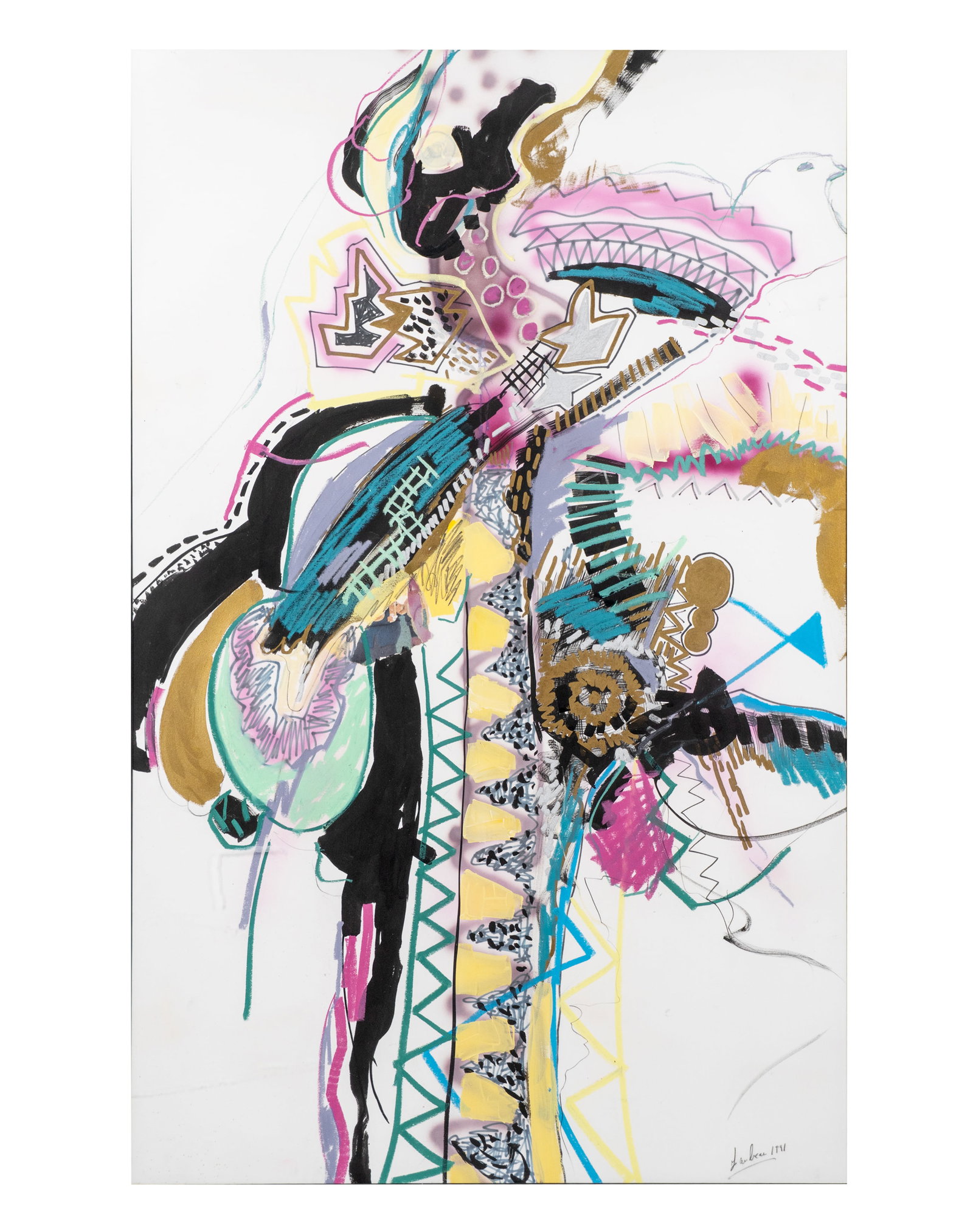 Gaudreau, Jean - Colorful composal - 1991 (1 of 4)