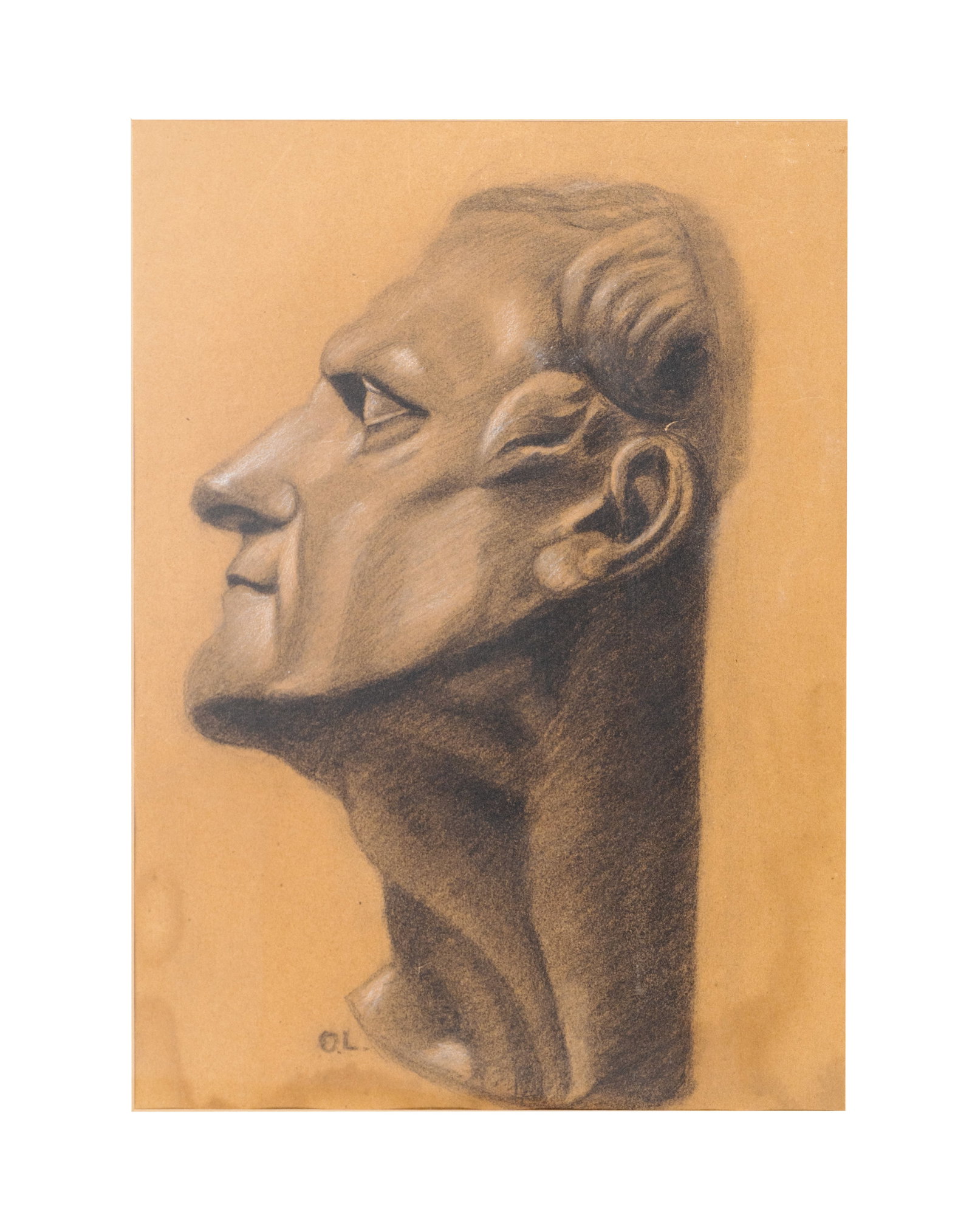 Leduc, Ozias - Man in profile (1 of 4)