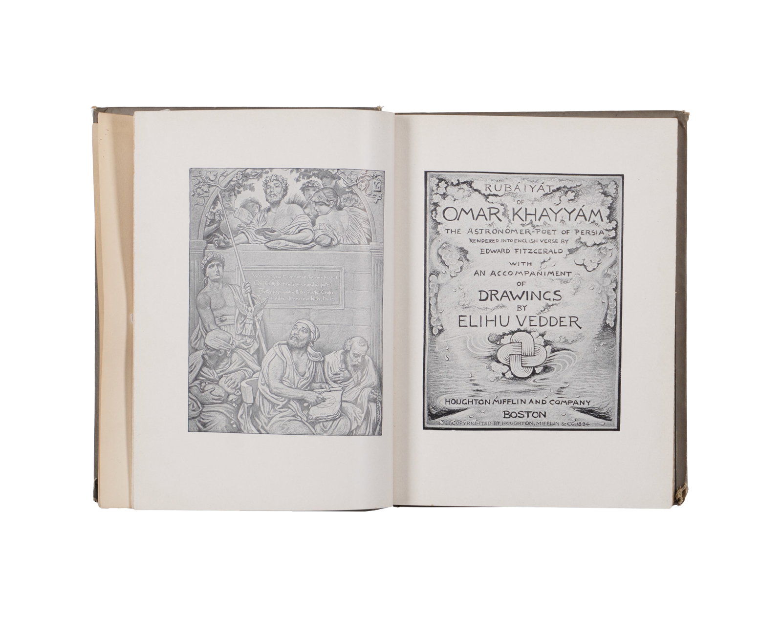 Omar Khayyiam / Elihu Vedder - Illustrated Rubaiyat - 1894 - 2