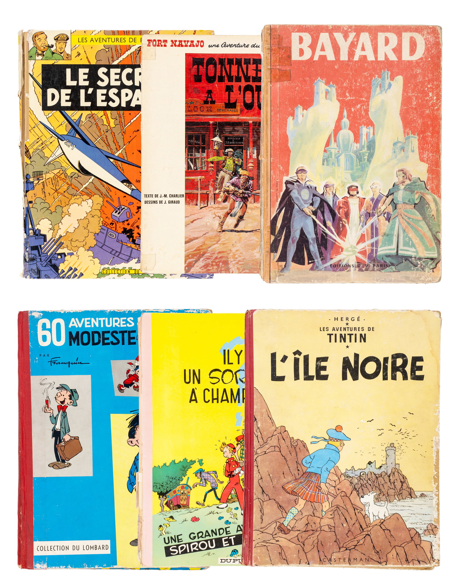 Lot of damaged European comics - 2