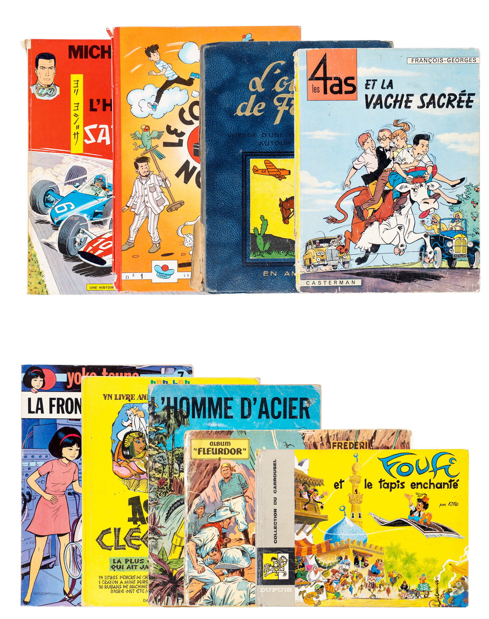 Lot of damaged European comics - 4