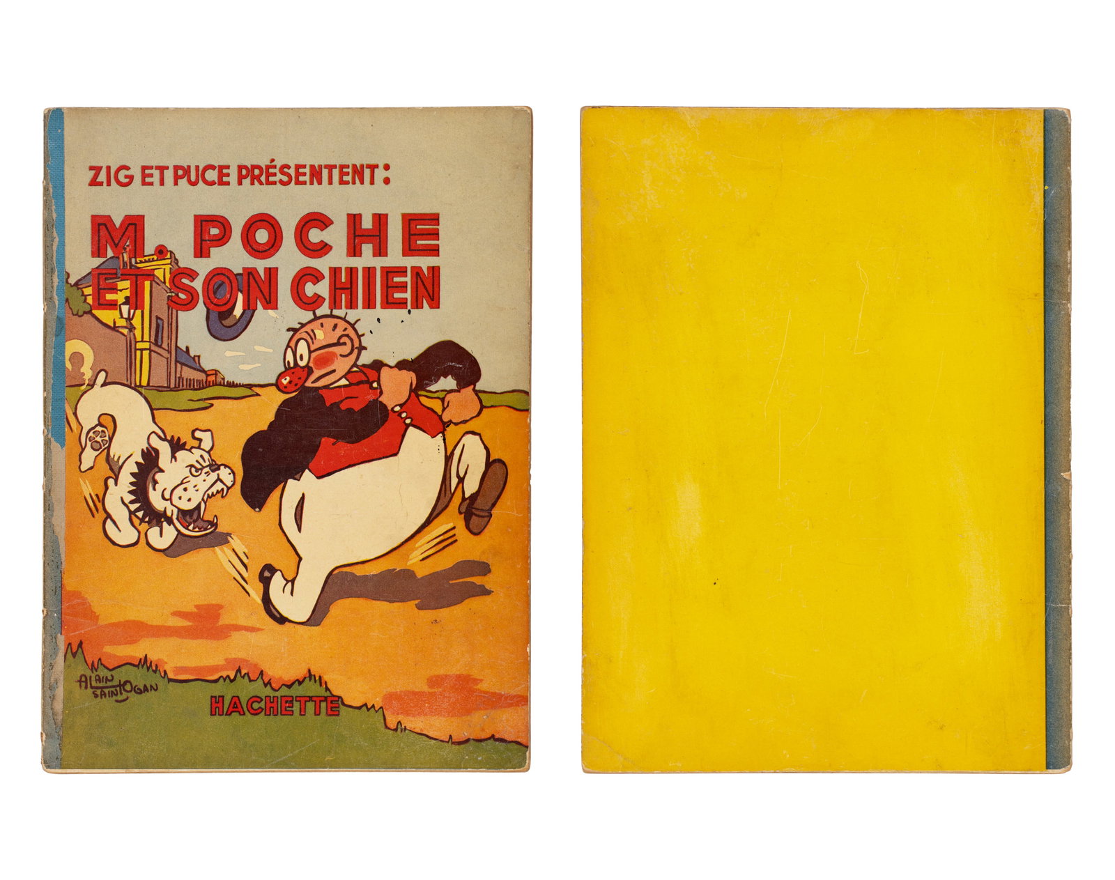 Saint-Ogan, Alain - 2 albums Zig and Puce, 1st edition - 1927-1938 - 2